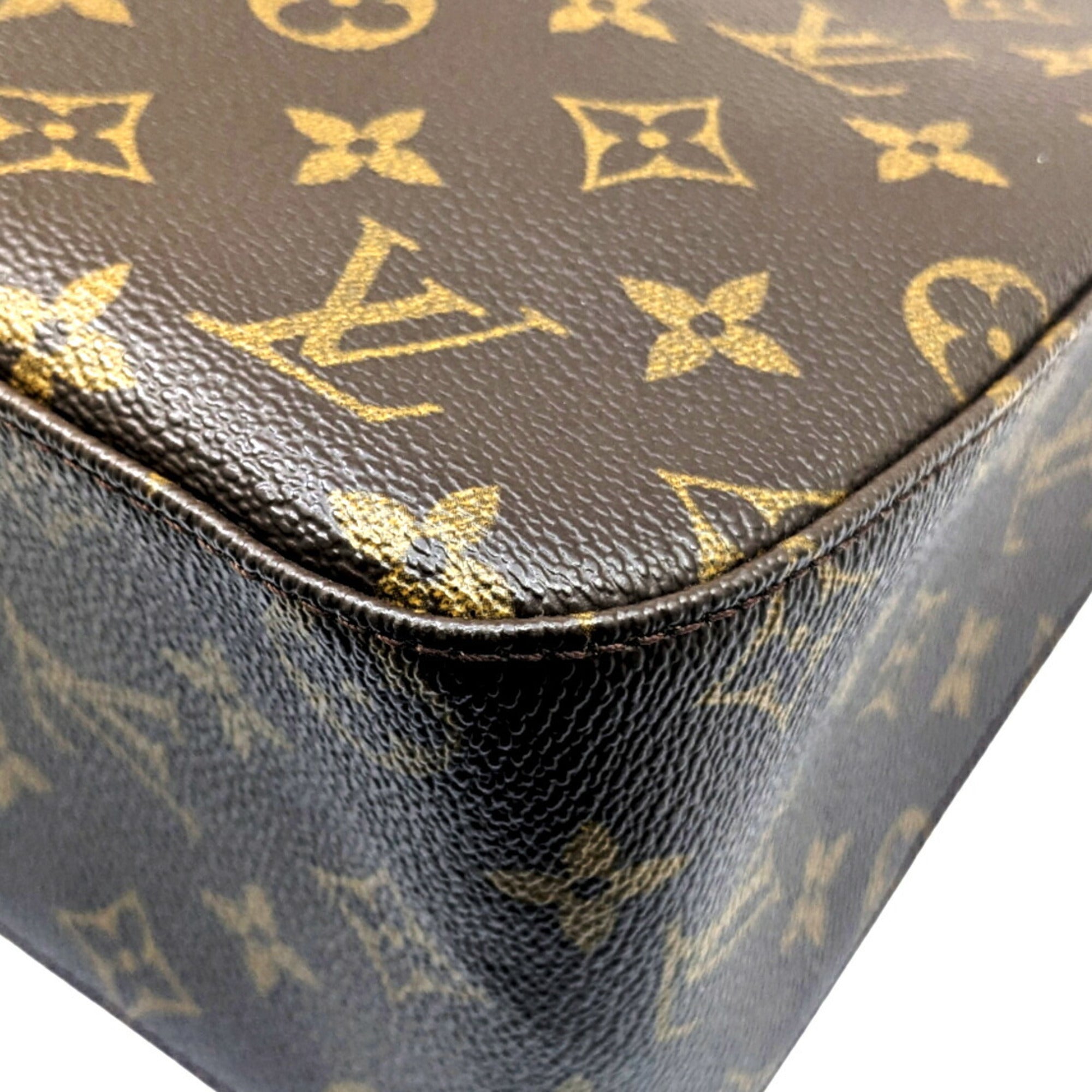Louis Vuitton Brown Monogram Shoulder Bag (Pre-Owned)