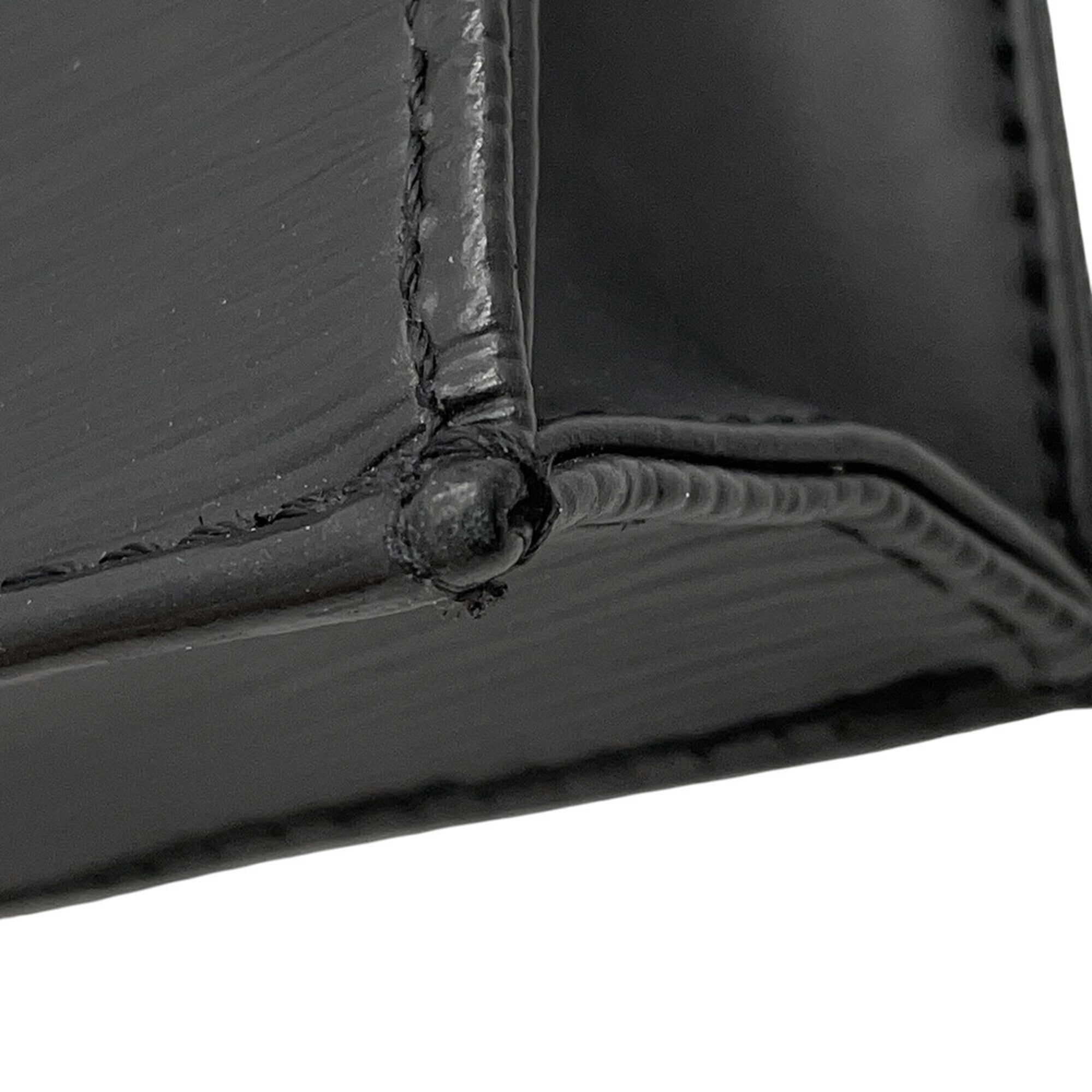 Louis Vuitton Black Noir Epi Leather Handbag Shoulder Bag (Pre-Owned)