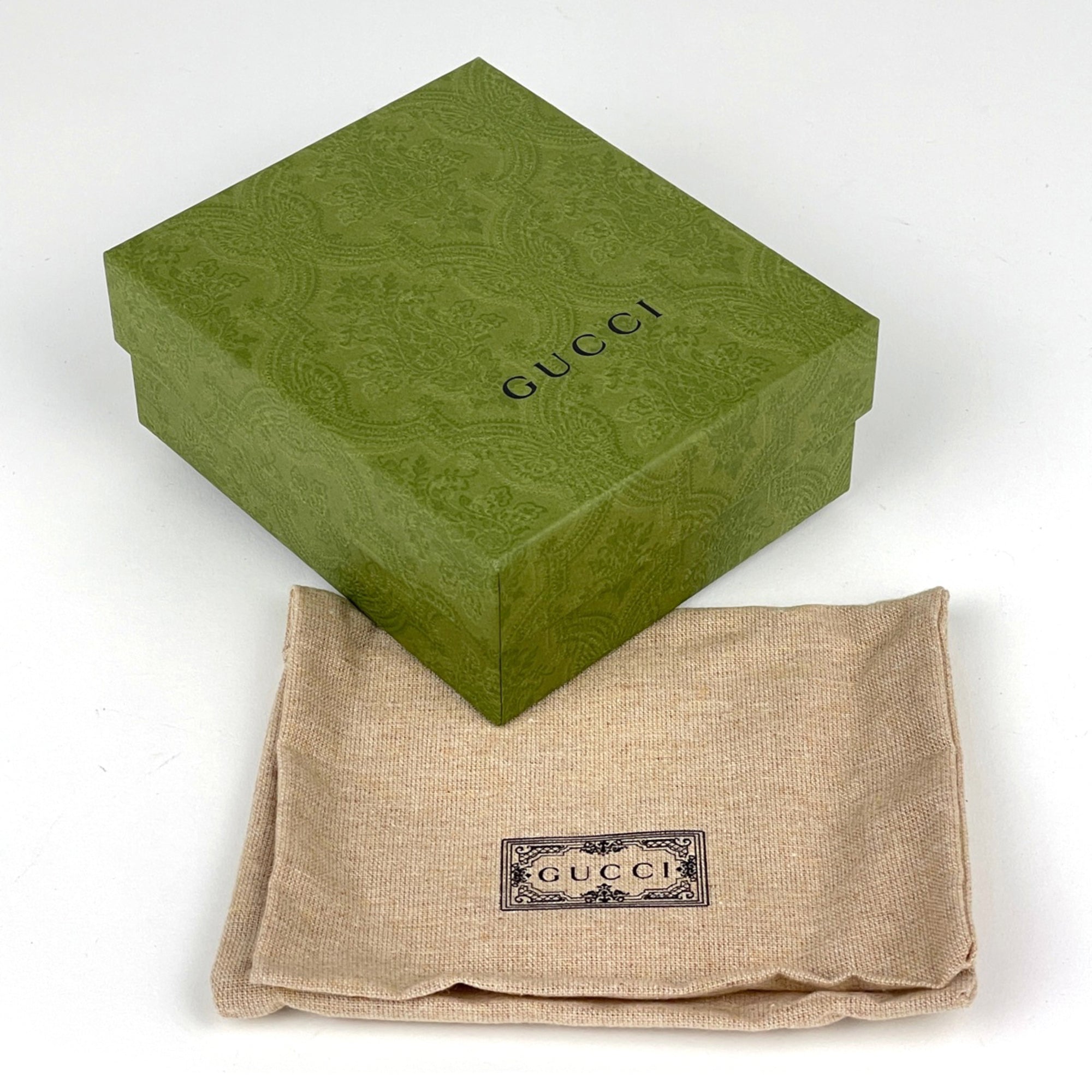 Gucci Beige Gg Supreme Leather Wallet (Bi-Fold) (Pre-Owned)