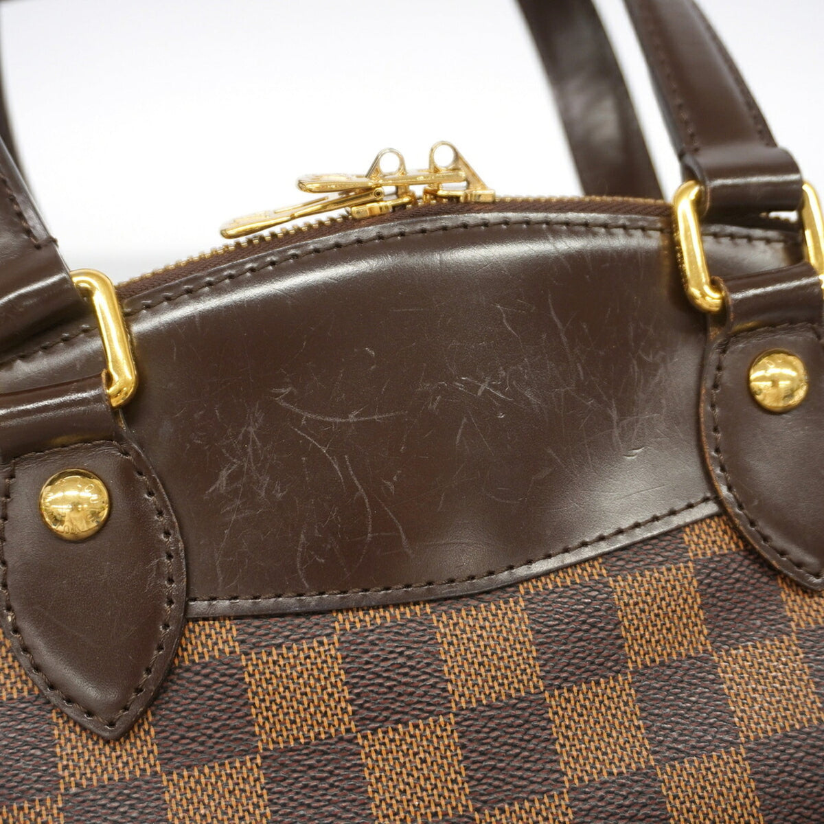 Louis Vuitton Ebene Handbag (Pre-Owned)