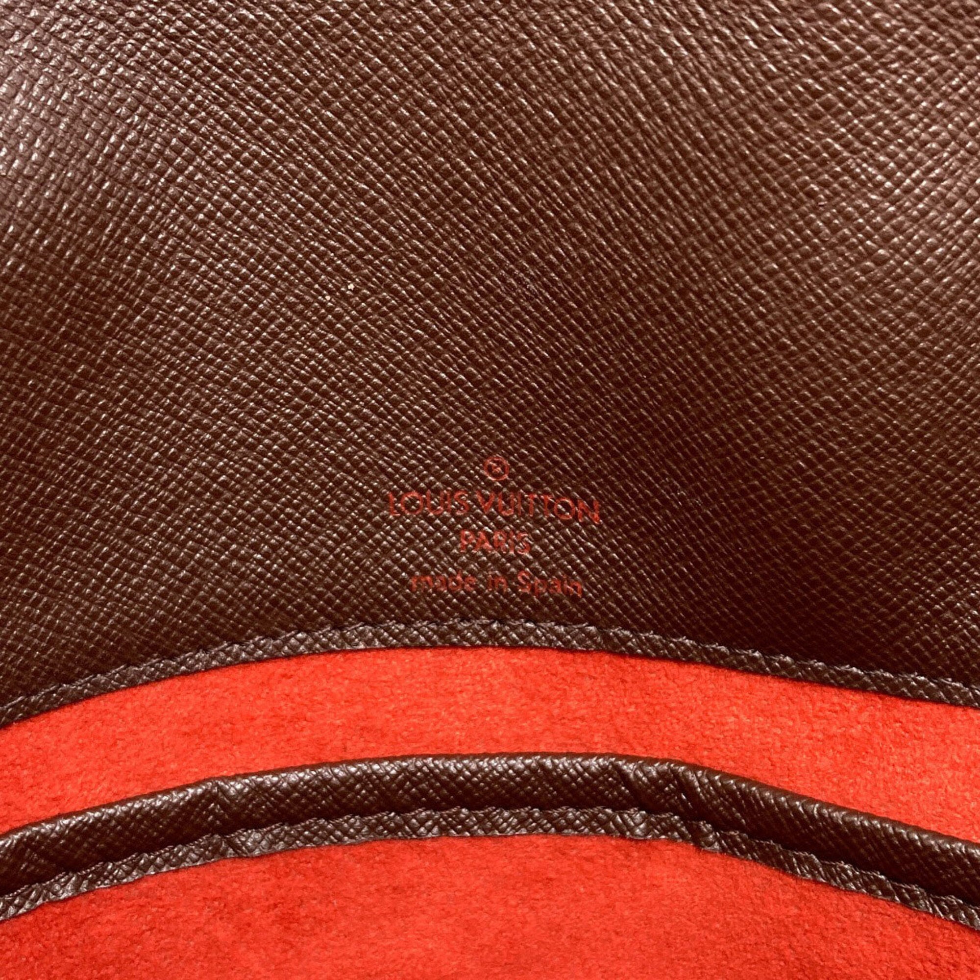 Louis Vuitton Damier Canvas Ebene Damier Canvas Shoulder Bag (Pre-Owned)