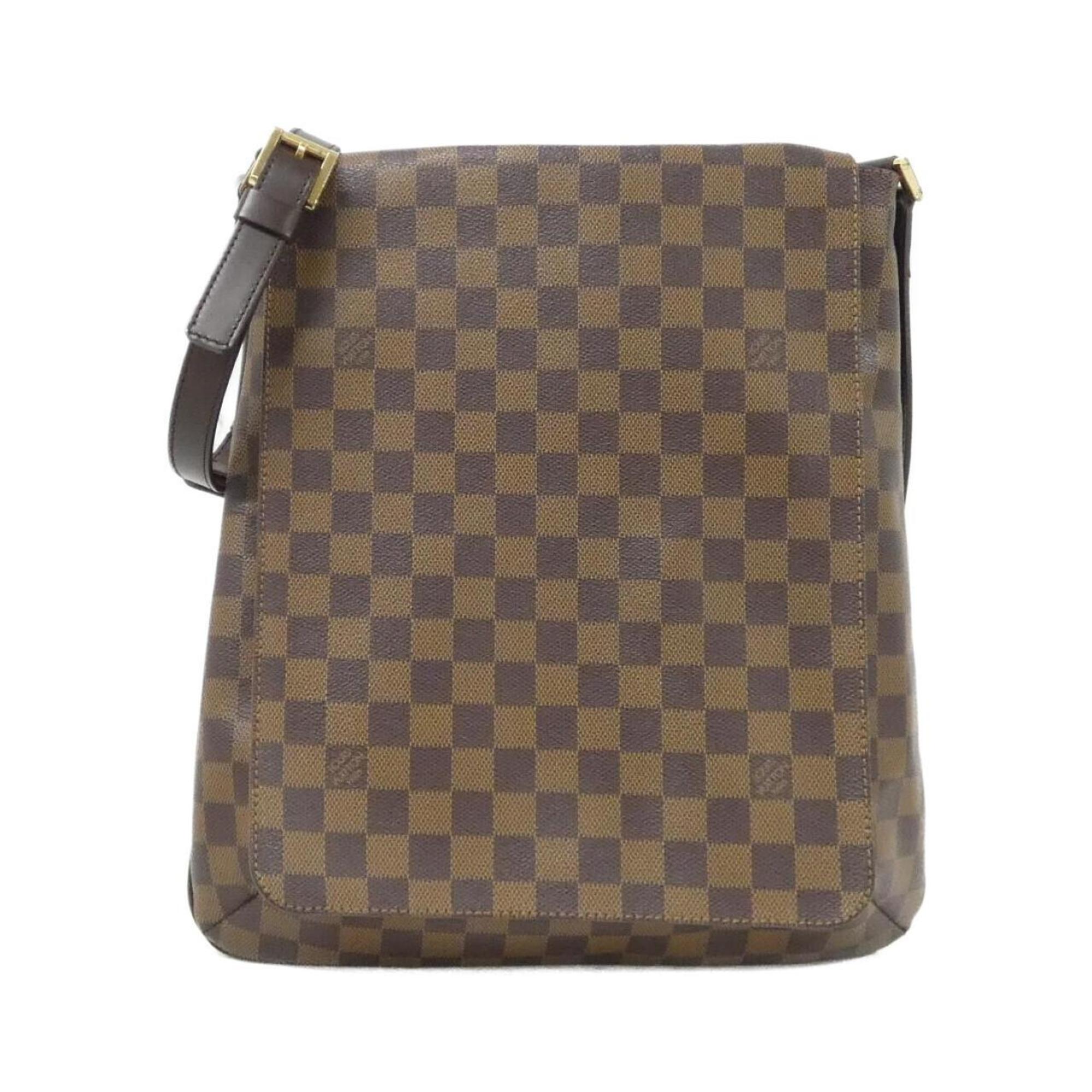 Louis Vuitton Brown Coated Canvas Shoulder Bag (Pre-Owned)