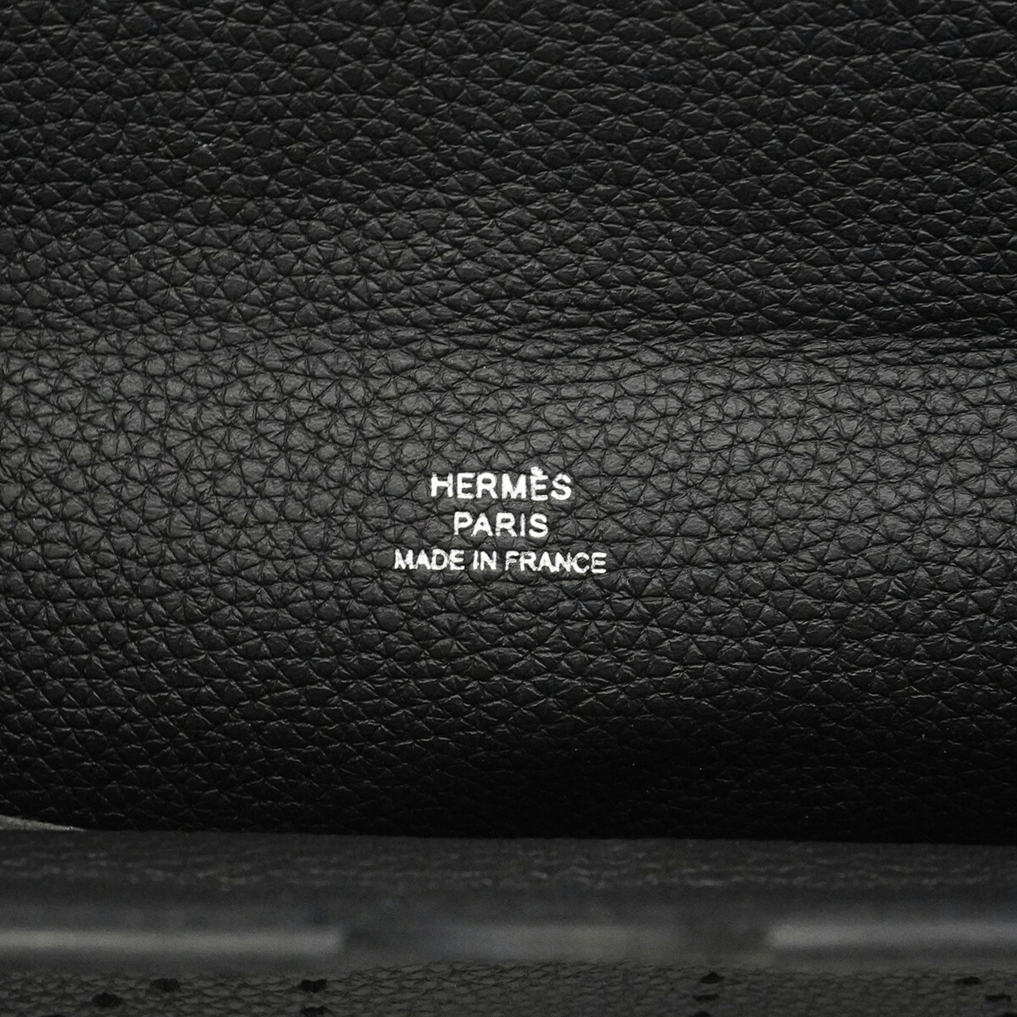 Hermes Black Togo Leather Shoulder Bag (Pre-Owned)