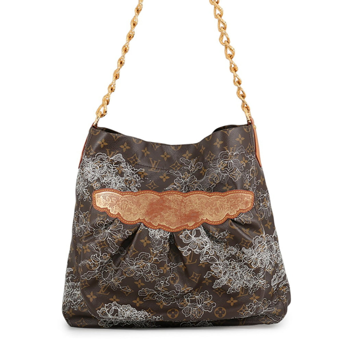 Louis Vuitton Monogram Dentelle Beige Monogram Handbag Shoulder Bag (Pre-Owned)