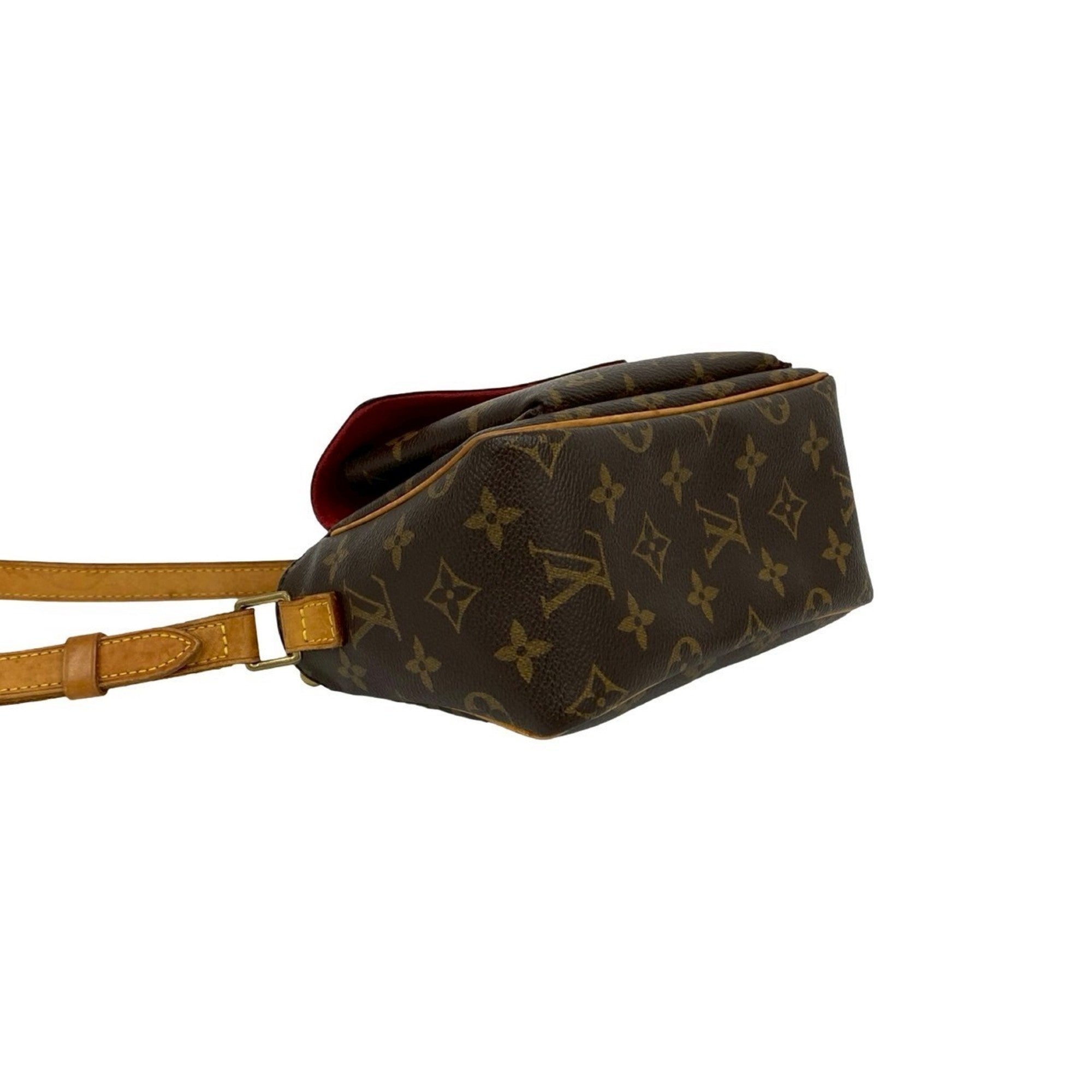 Louis Vuitton Brown Leather Pvc Pochette Shoulder Bag (Pre-Owned)