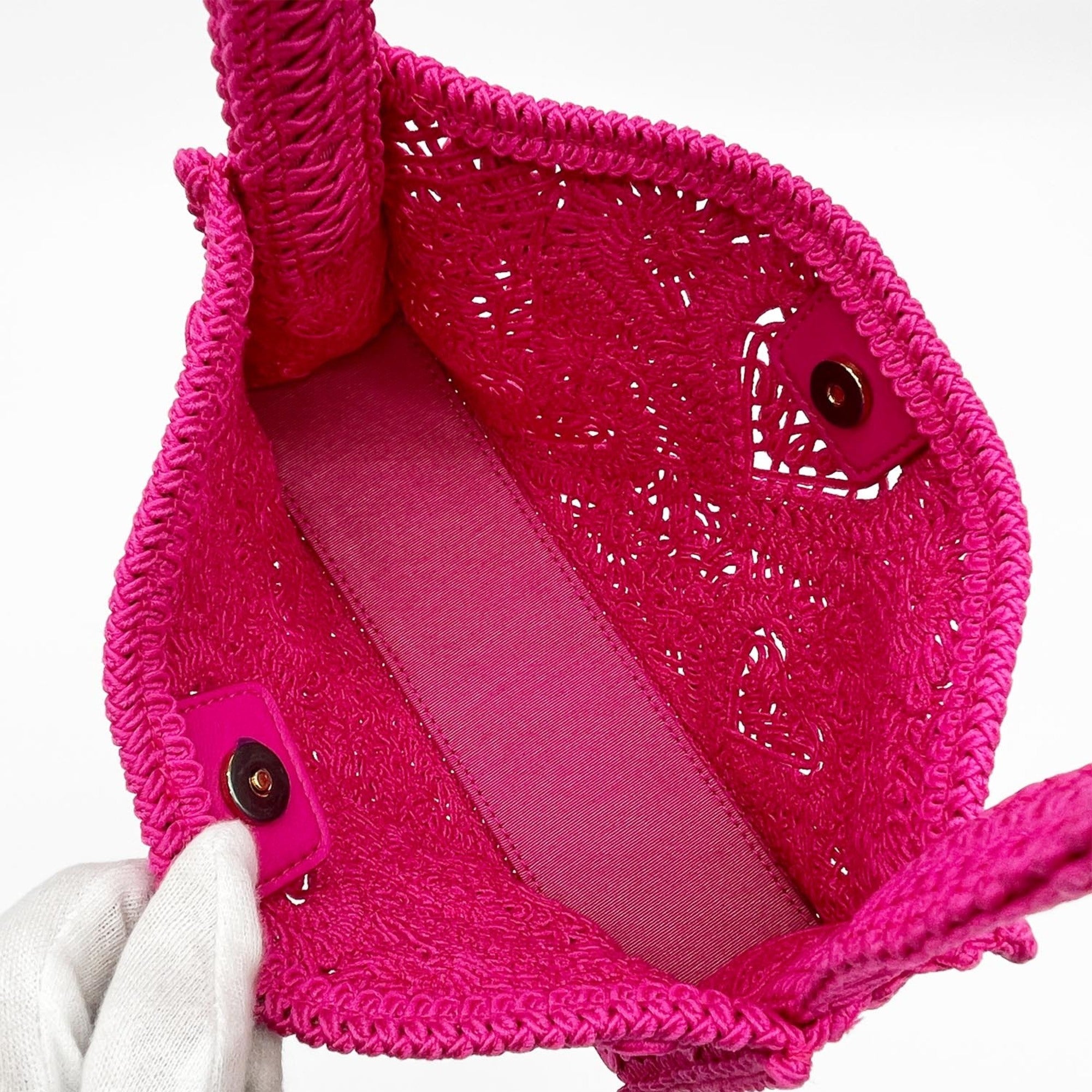 Dolce & Gabbana Pink Cotton Shoulder Bag (Pre-Owned)