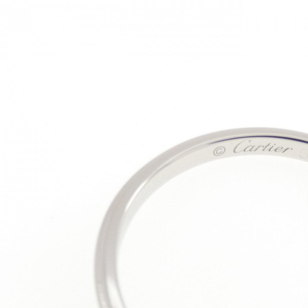 Cartier Platinum 950 Band Ring (Pre-Owned)