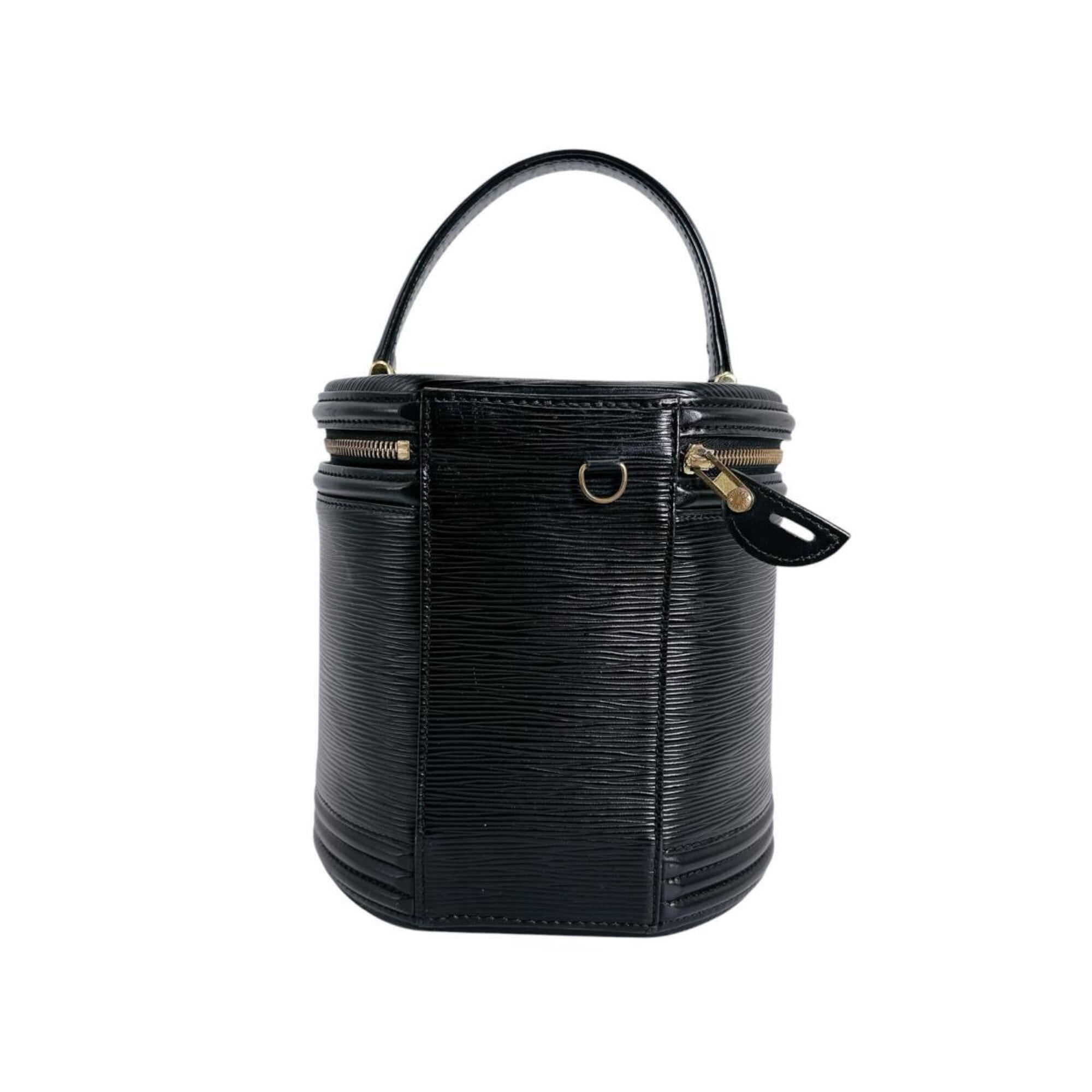 Louis Vuitton Black Epi Leather Handbag (Pre-Owned)