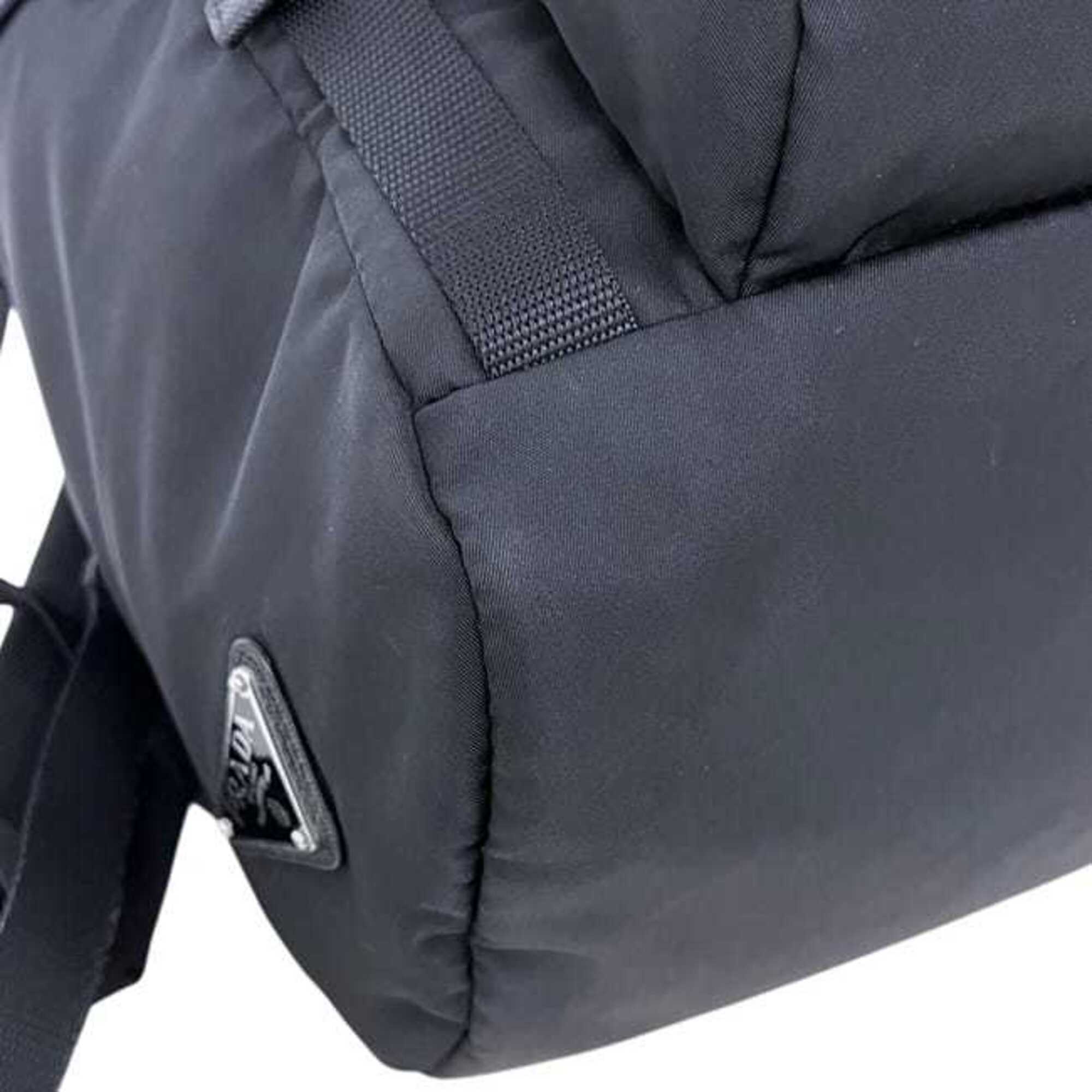 Prada Black Nero Nylon Backpack (Pre-Owned)