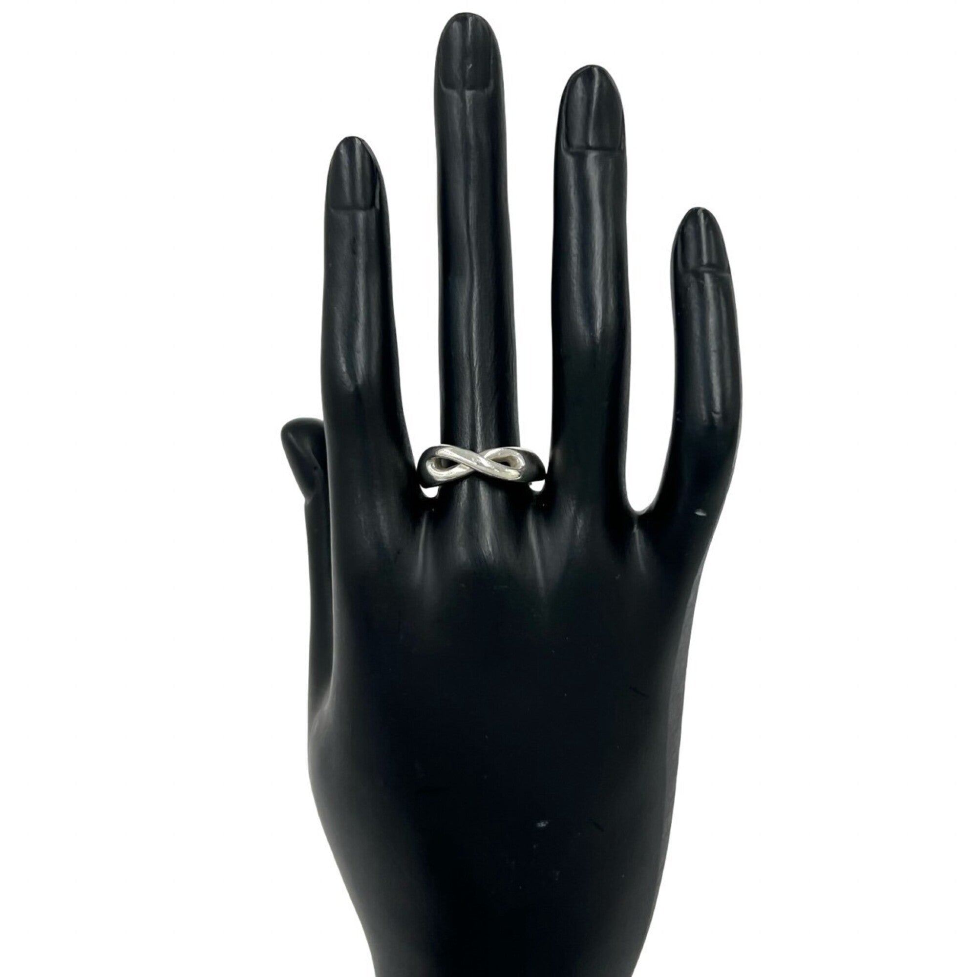 Tiffany Silver Silver 925 Band Ring (Pre-Owned)