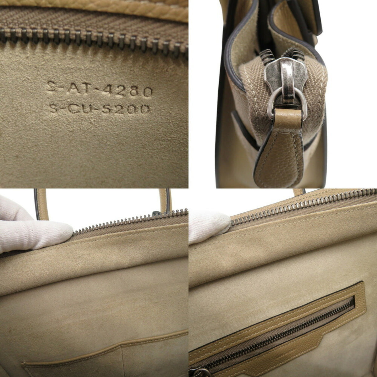 Celine Beige Leather Handbag (Pre-Owned)