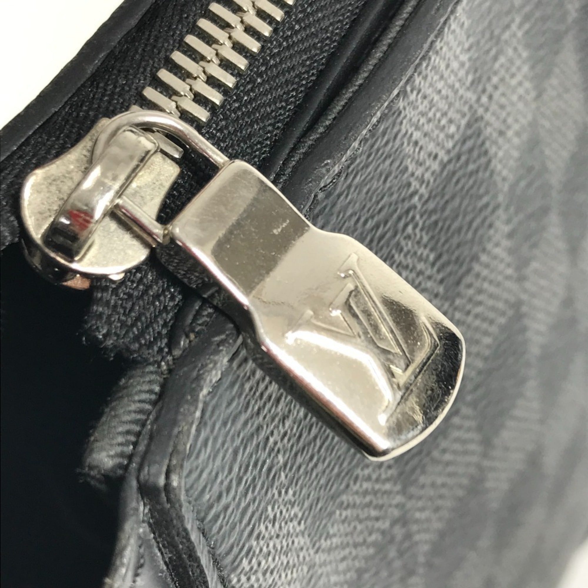 Louis Vuitton Black Damier Graphite Canvas Handbag Tote Bag (Pre-Owned)