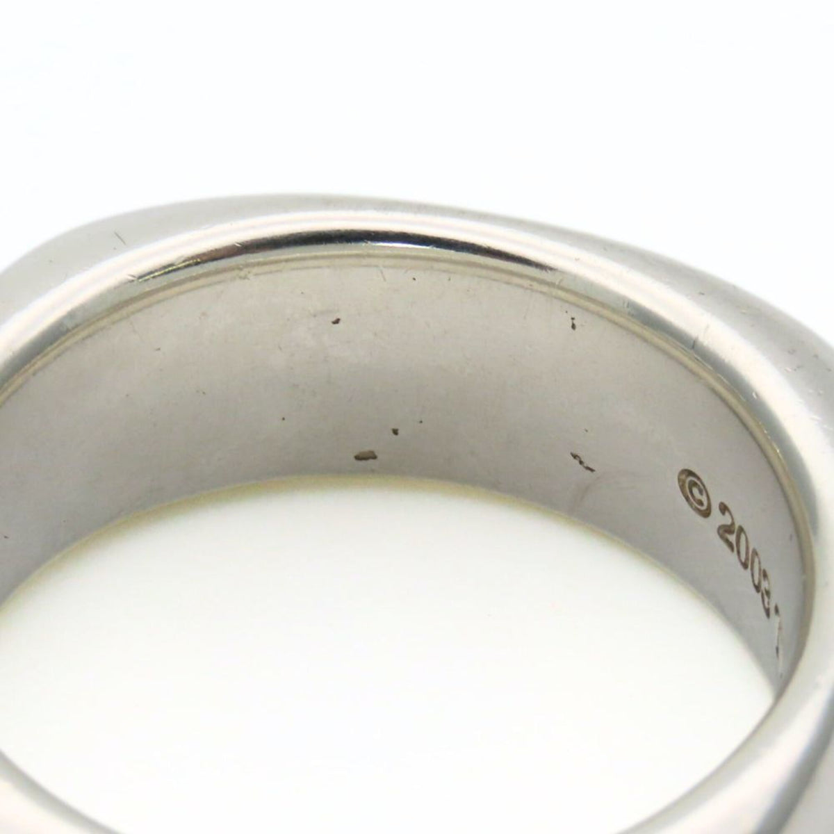Tiffany Silver Silver 925 Band Ring (Pre-Owned)