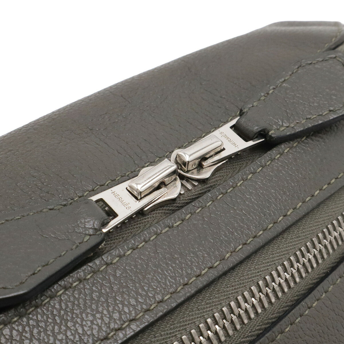 Hermes Grayish Shoulder Bag Sling Bag (Pre-Owned)