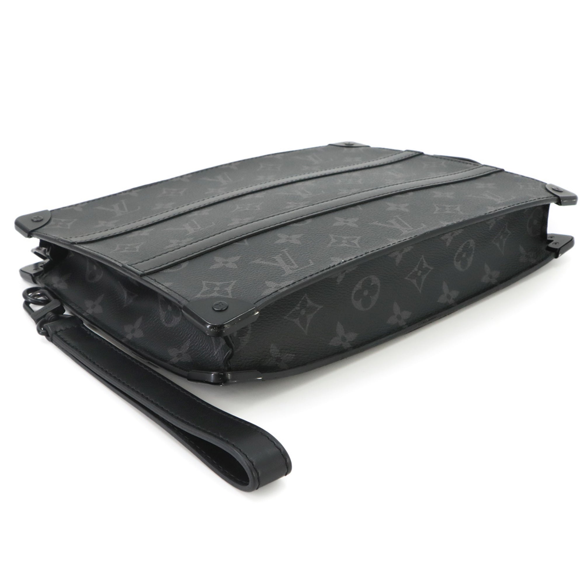 Louis Vuitton Monogram Eclipse Monogram Eclipse Clutch Bag Handbag Pochette (Pre-Owned)