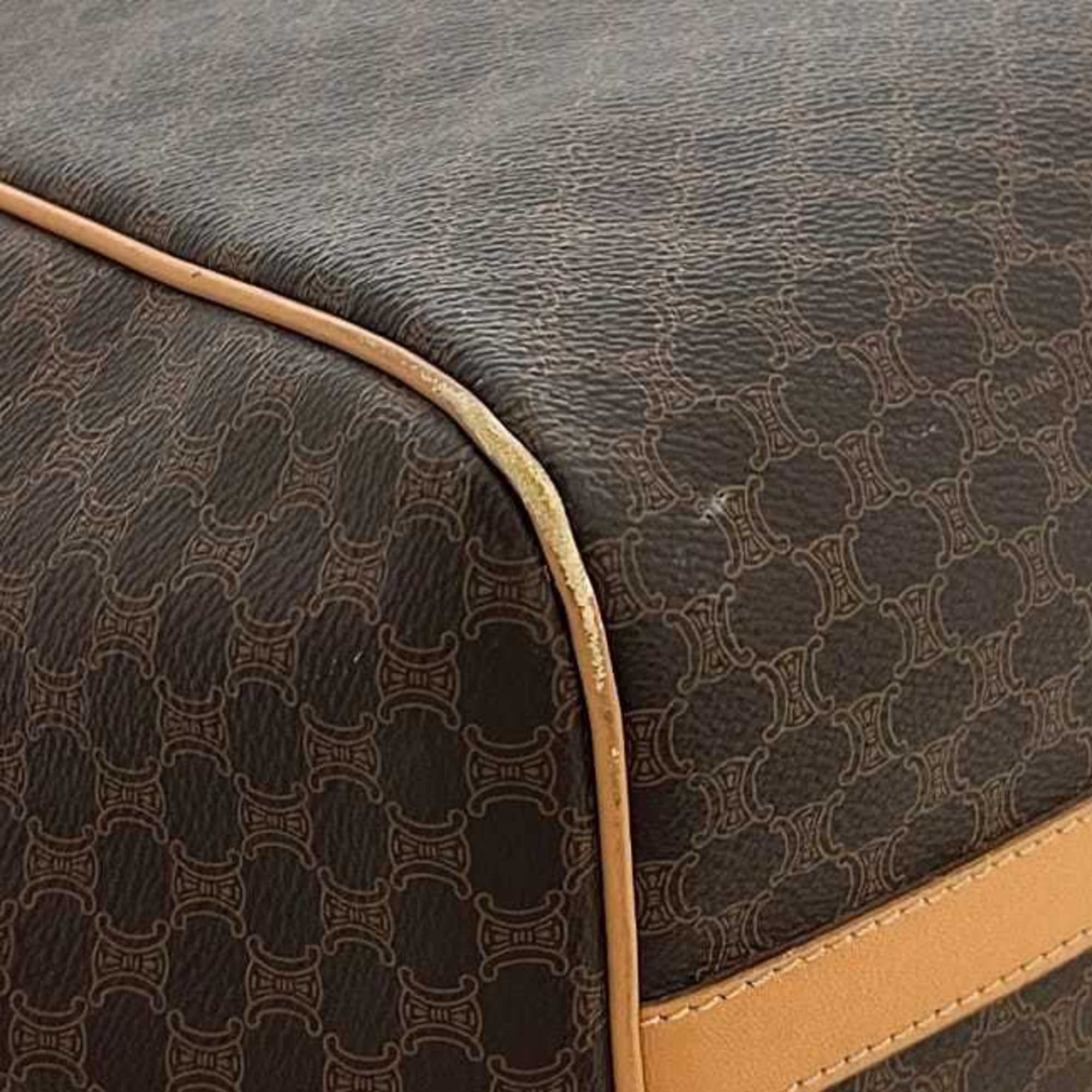 Celine Beige Brown Pvc Leather Tote Bag (Pre-Owned)