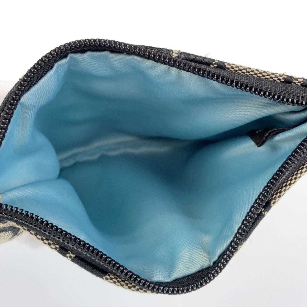 Coach Signature Black Canvas Pouch (Pre-Owned)