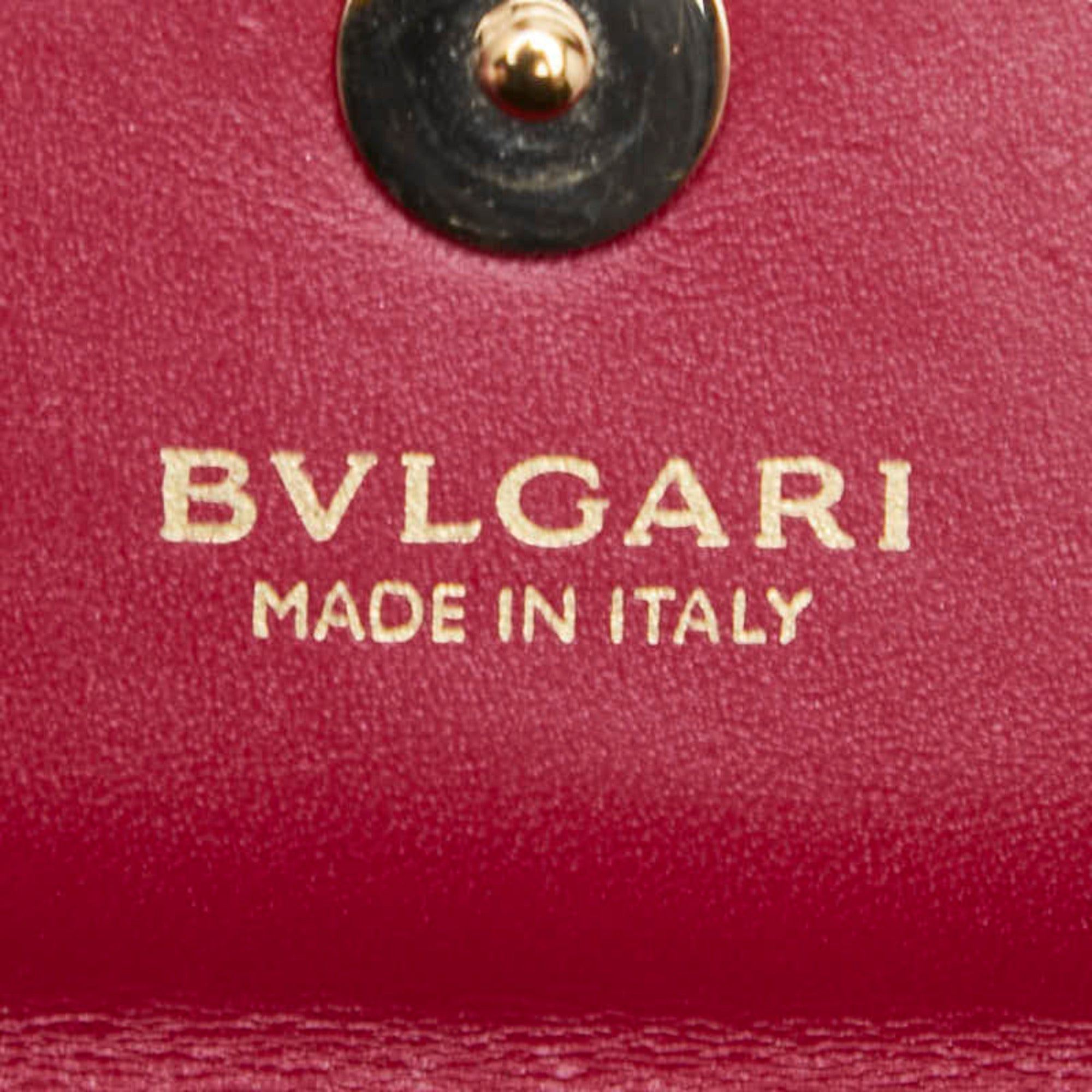 Bvlgari Pink Leather Handbag (Pre-Owned)