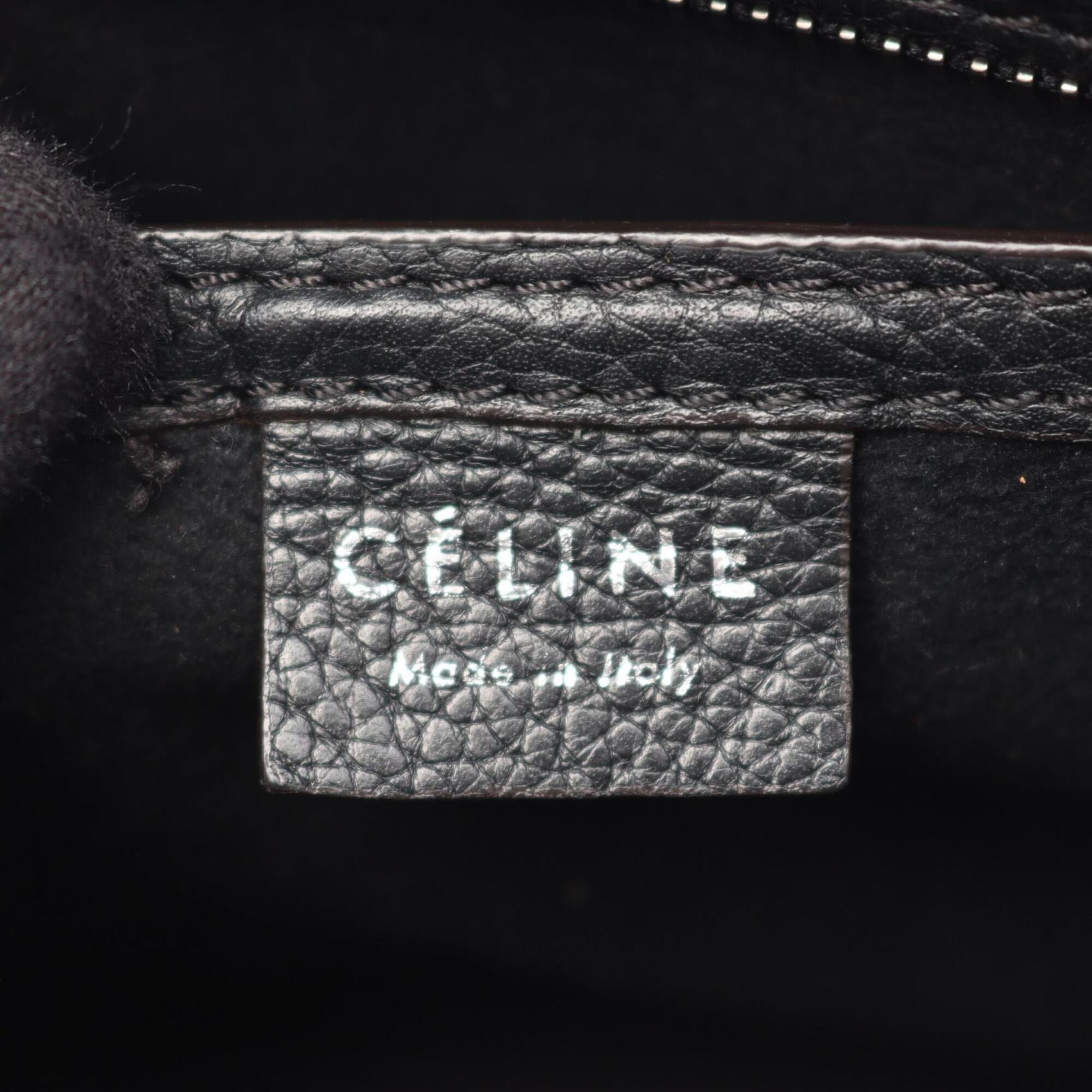 Celine Black Leather Handbag (Pre-Owned)