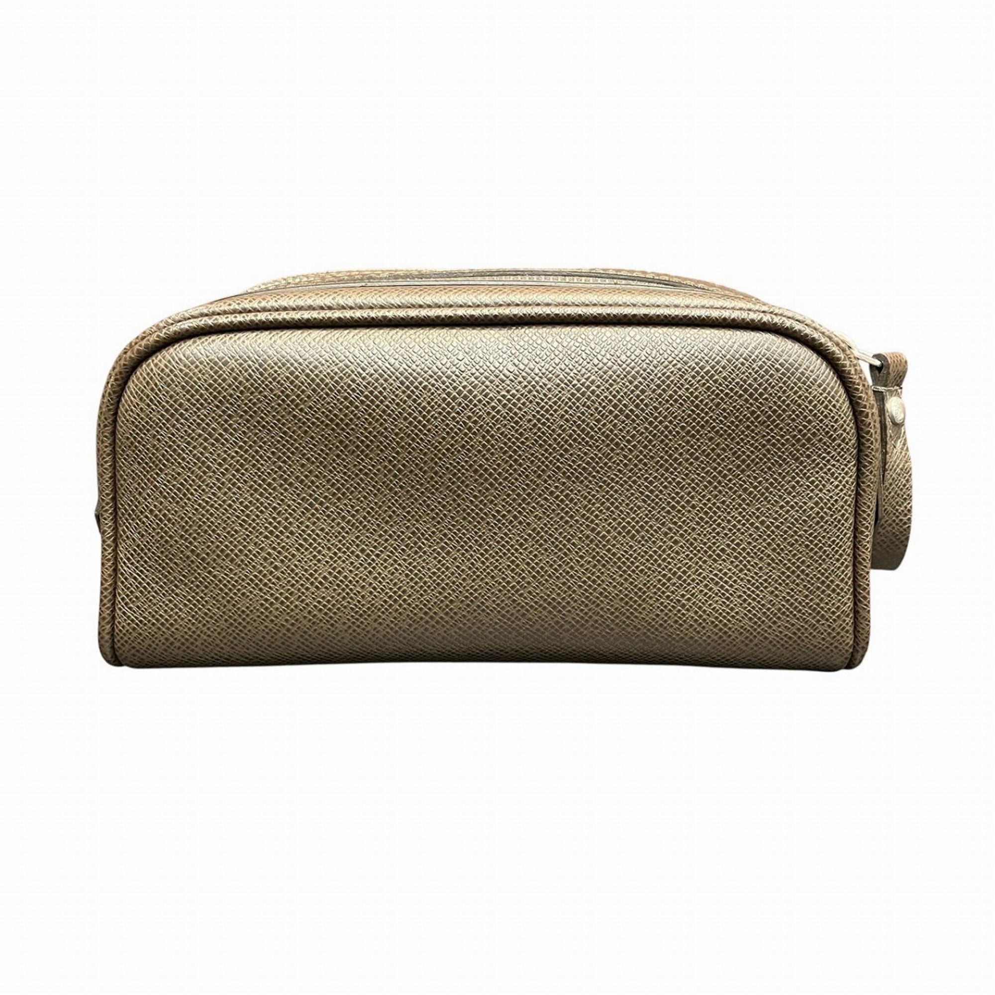 Louis Vuitton Brown Leather Clutch Bag (Pre-Owned)