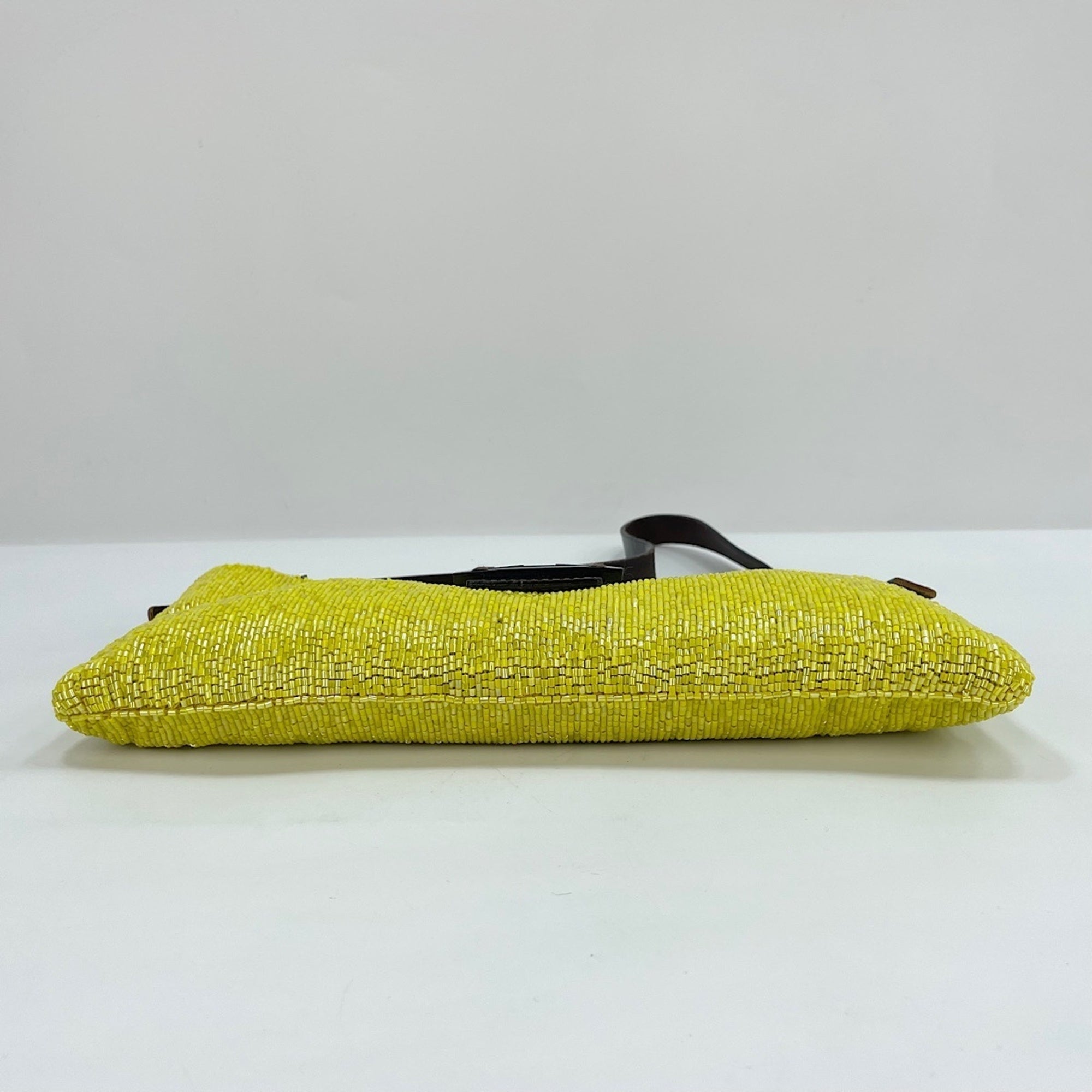 Fendi Yellow Beads Shoulder Bag (Pre-Owned)