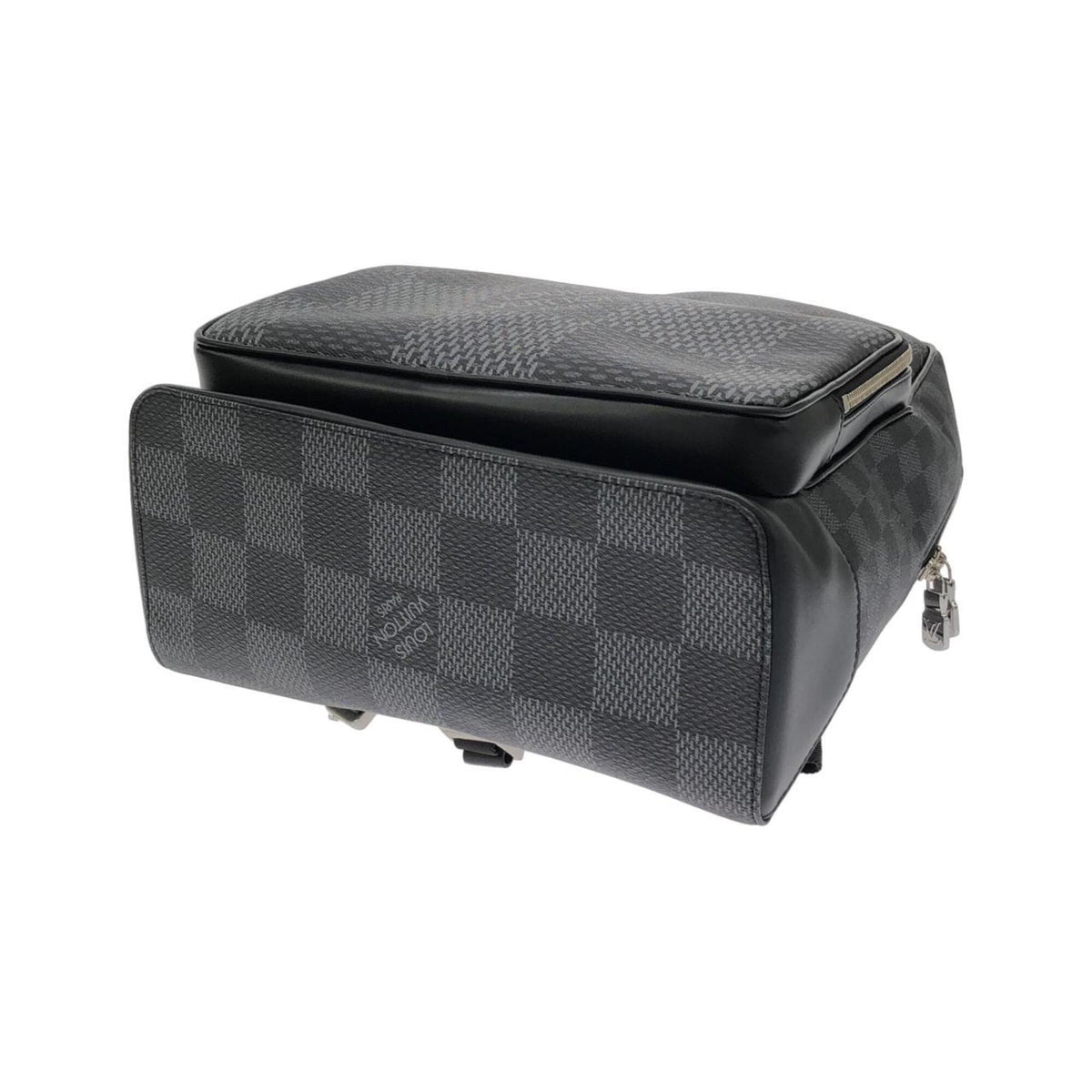Louis Vuitton Dark Gray Graphite Coated Canvas Backpack (Pre-Owned)