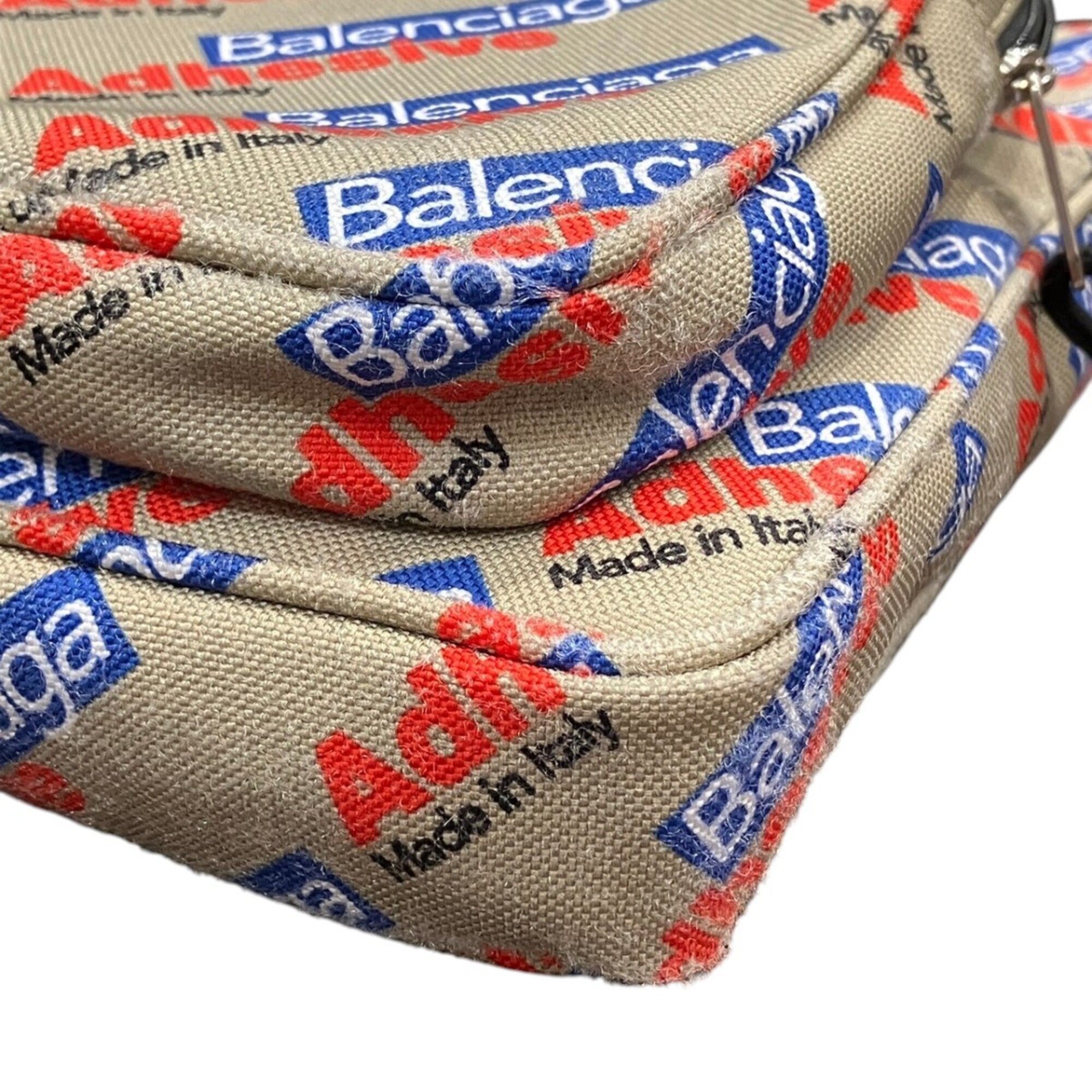 Balenciaga Cotton Canvas Shoulder Bag (Pre-Owned)