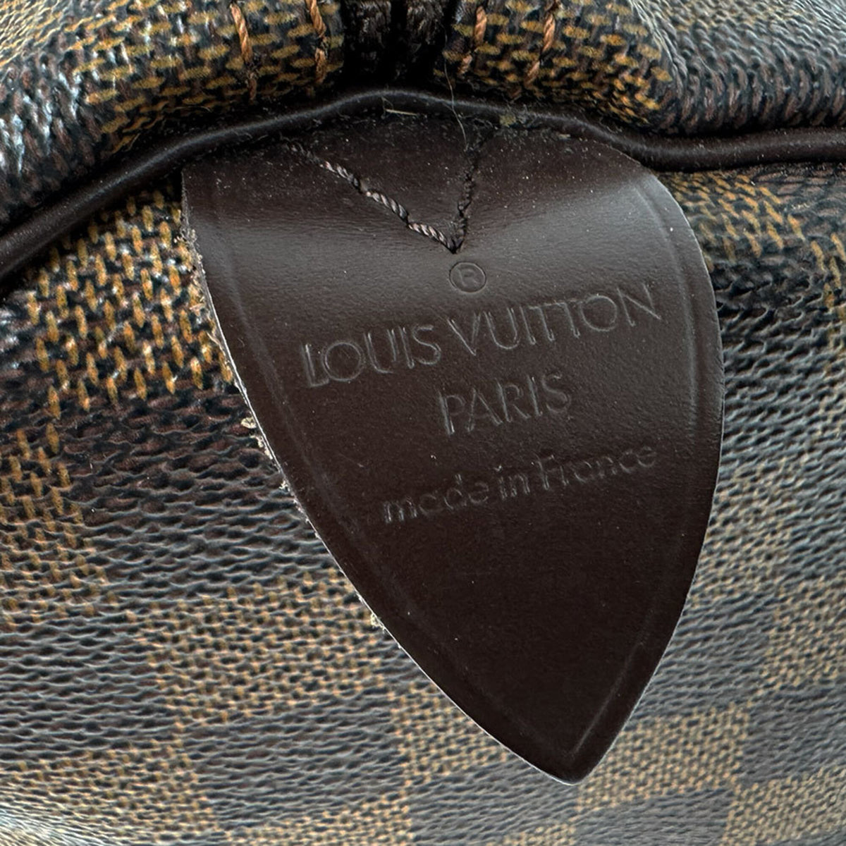 Louis Vuitton Damier Canvas Ebene Damier Canvas Handbag (Pre-Owned)