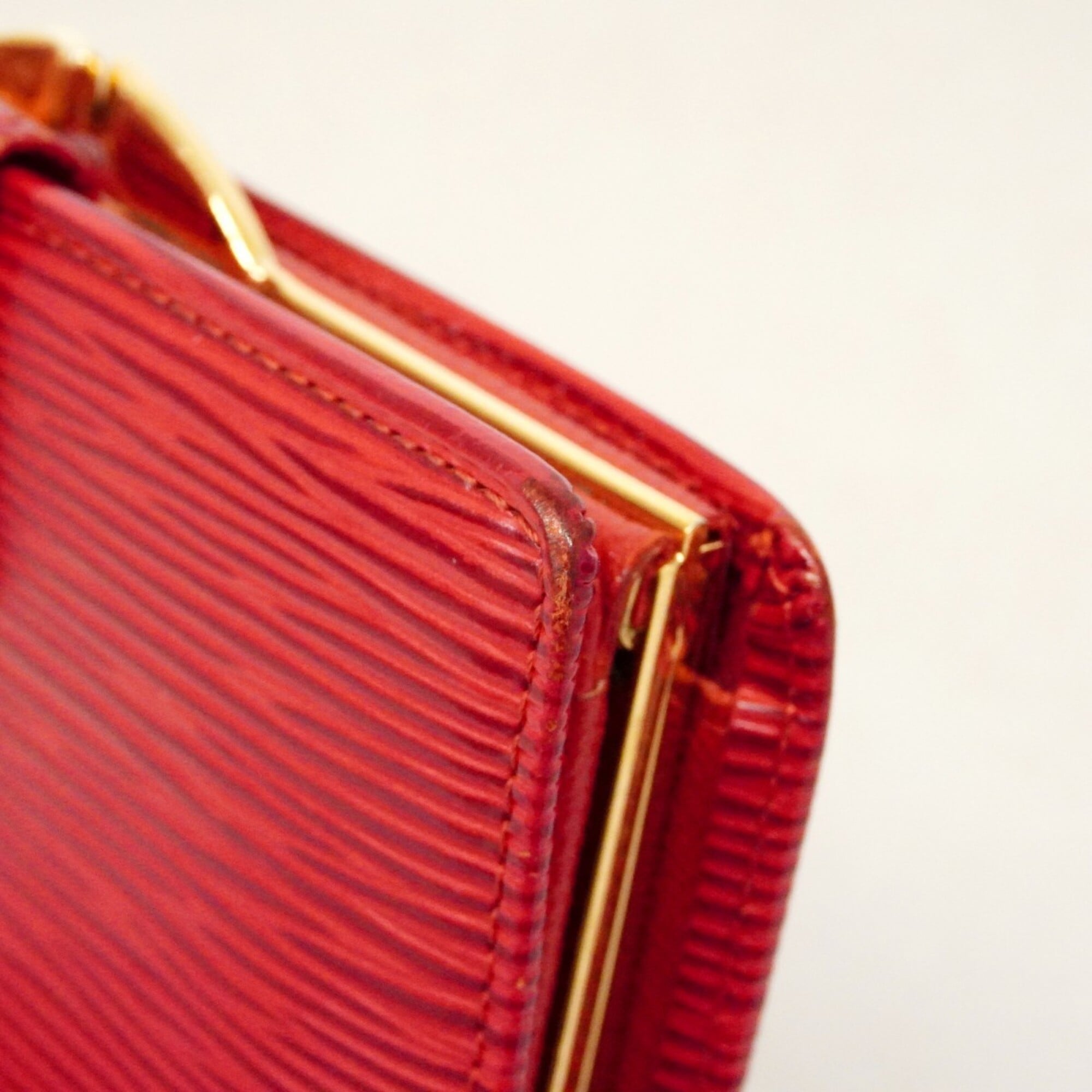 Louis Vuitton Castilian Red Wallet (Bi-Fold) (Pre-Owned)