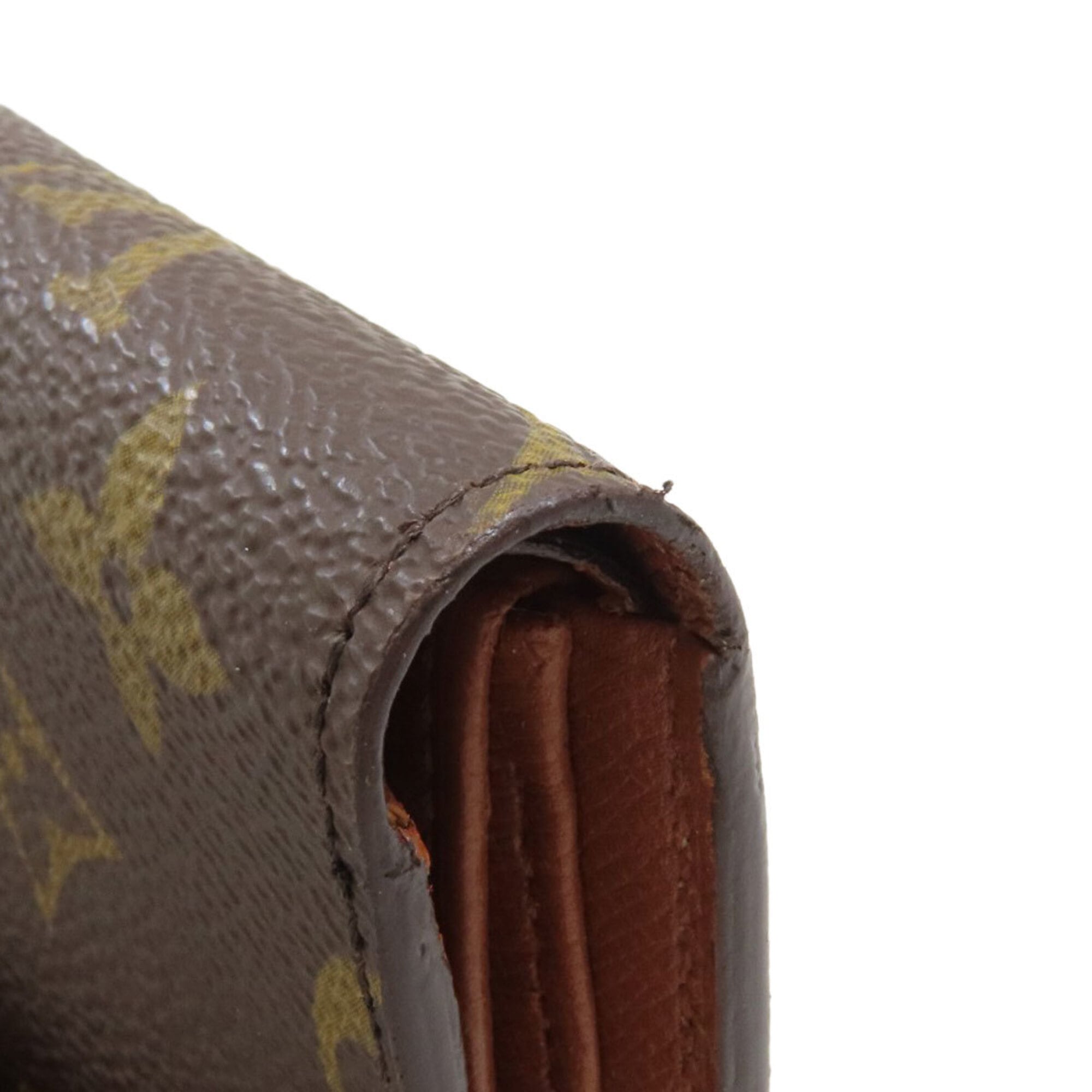 Louis Vuitton Monogram Monogram Canvas Wallet (Tri-Fold) (Pre-Owned)