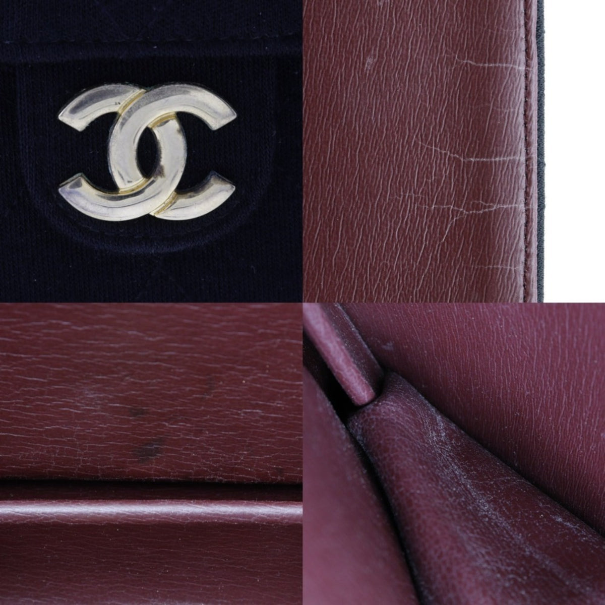 Chanel Black Cotton Shoulder Bag (Pre-Owned)
