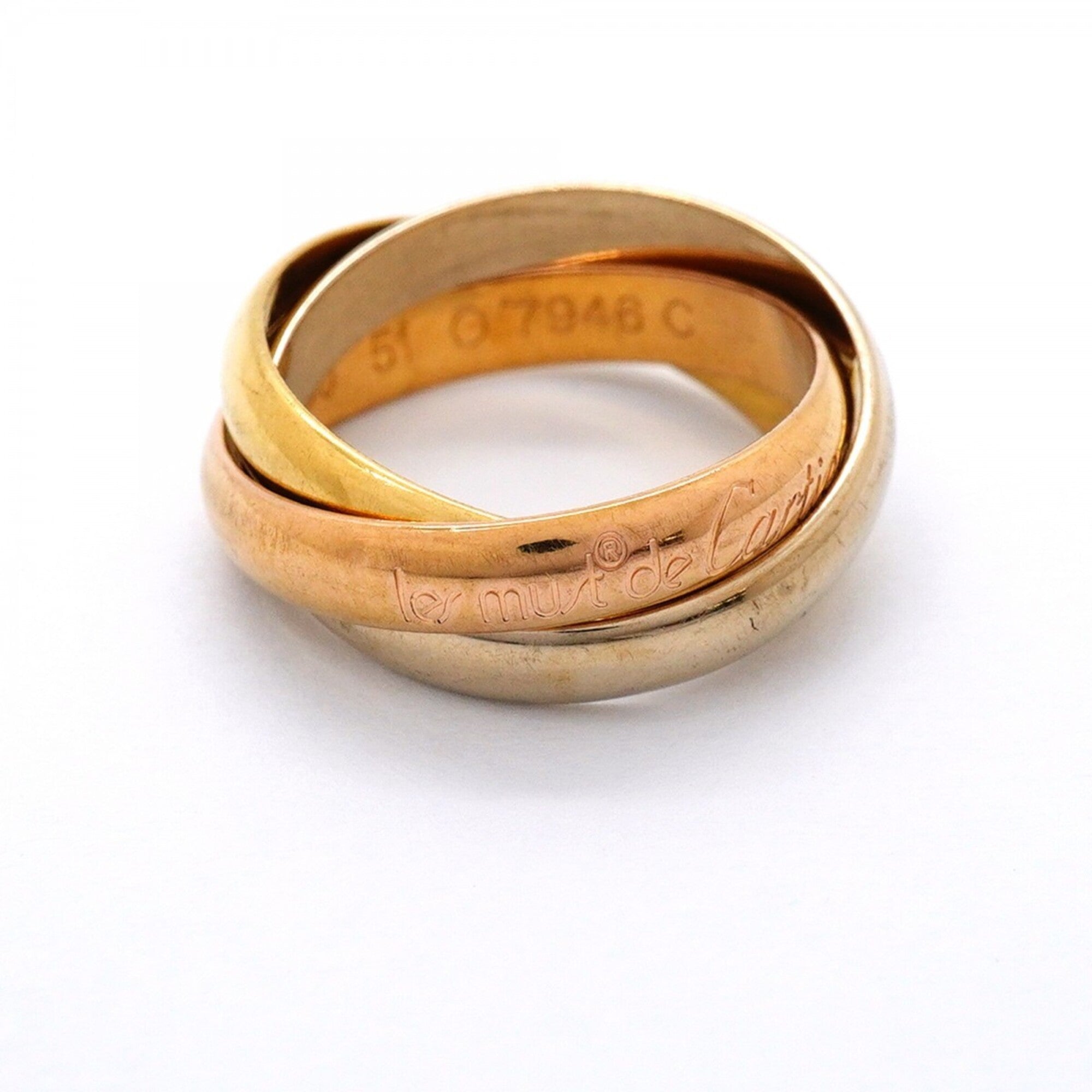 Cartier Yellow Gold (18K) Pink Gold (18K) White Gold (18K) Band Ring (Pre-Owned)