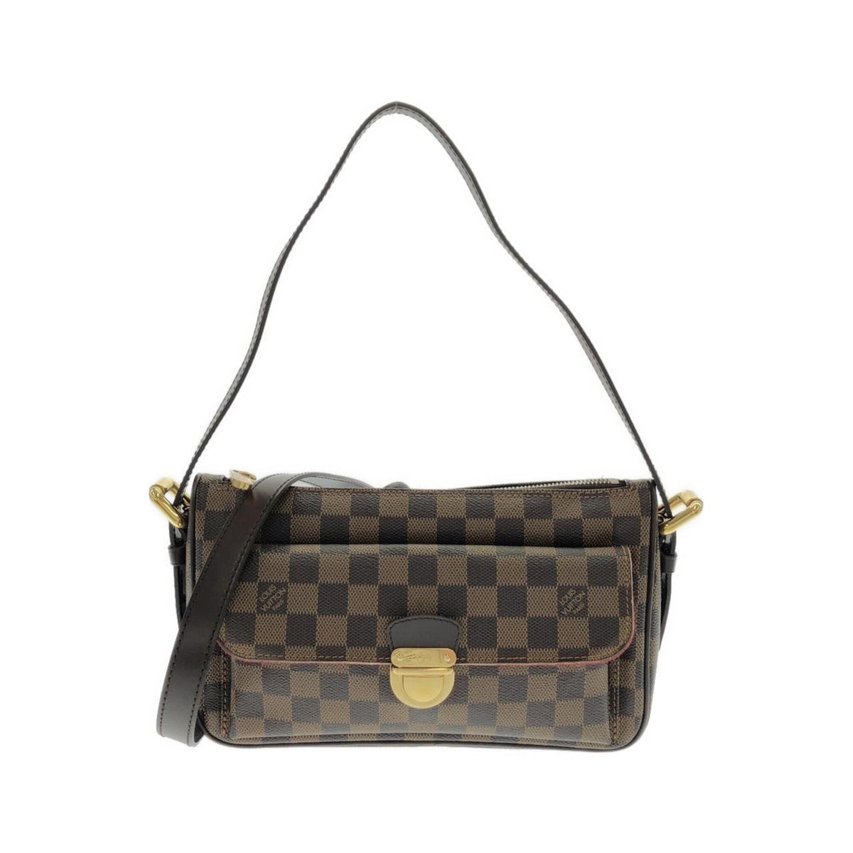 Louis Vuitton Ebene Coated Canvas Shoulder Bag (Pre-Owned)