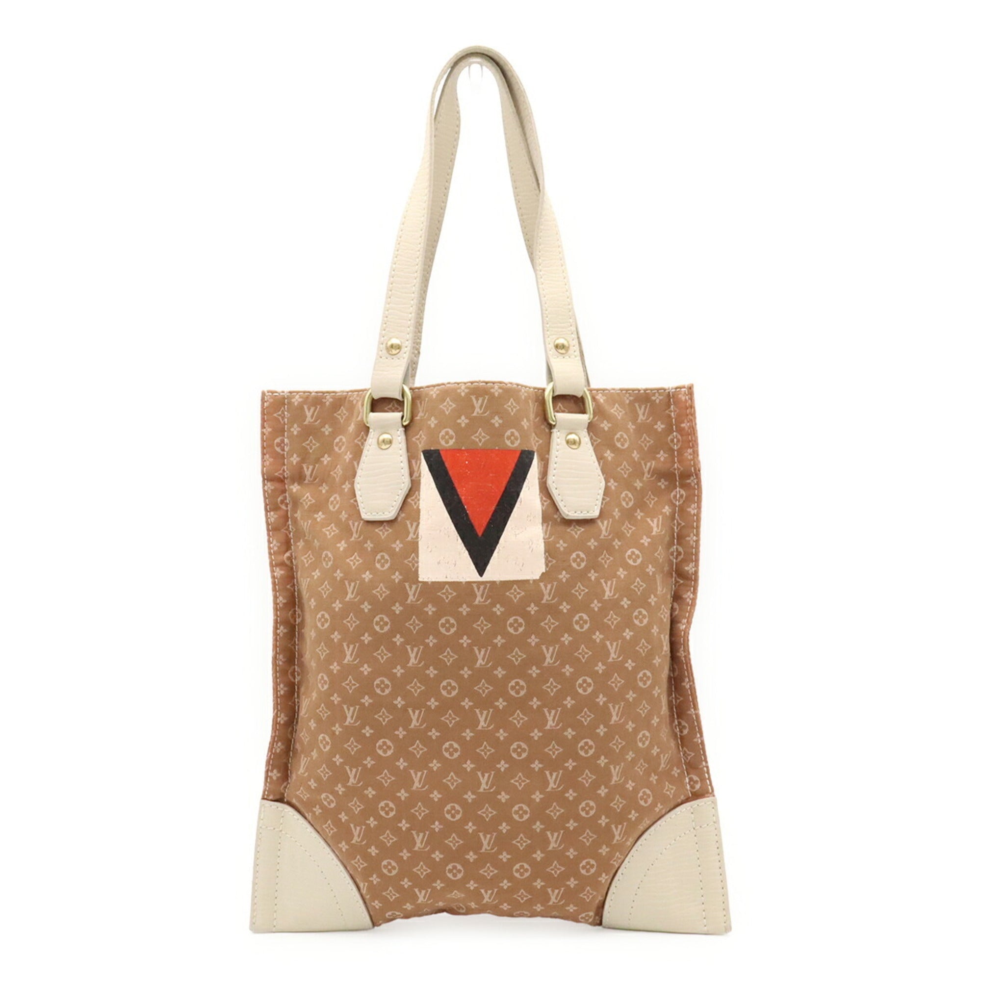 Louis Vuitton Ebene Canvas Leather Shoulder Bag Tote Bag (Pre-Owned)