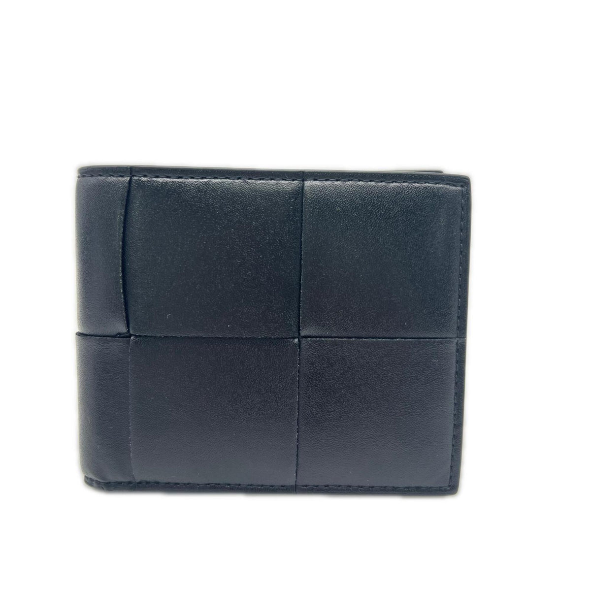 Bottega Veneta Black Leather Wallet (Bi-Fold) (Pre-Owned)