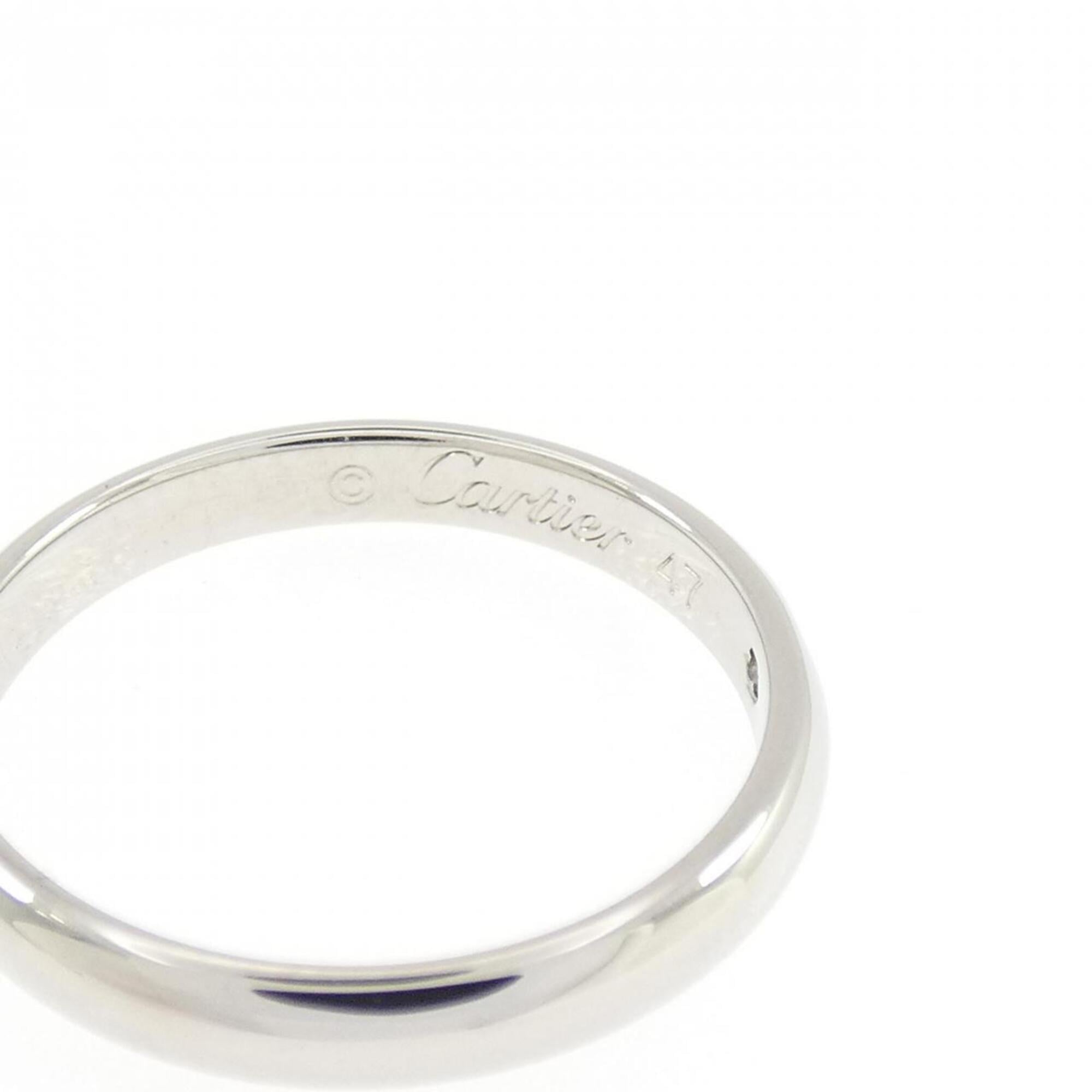 Cartier Silver Platinum 950 Wedding Ring (Pre-Owned)
