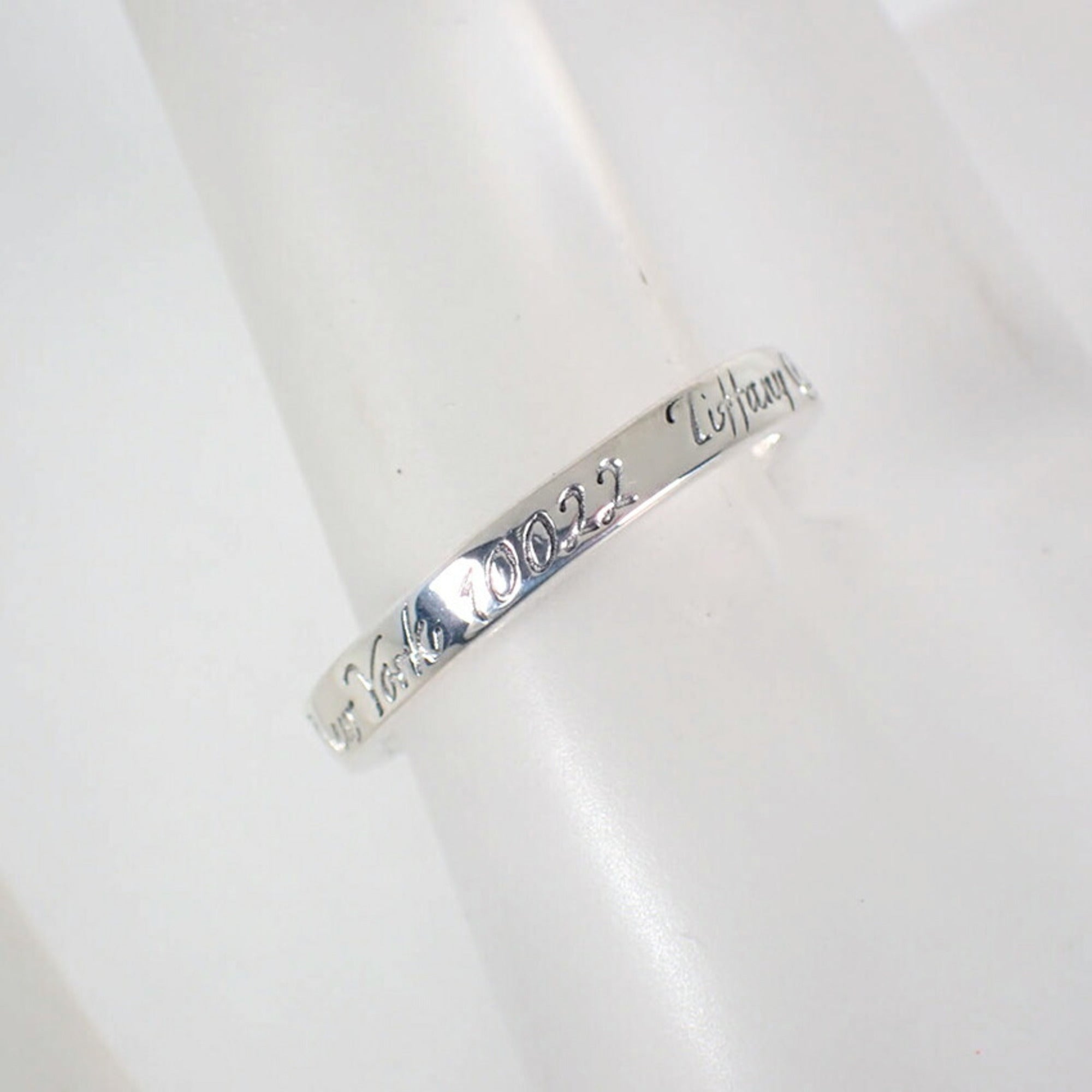 Tiffany Sterling Silver 925 Band Ring (Pre-Owned)