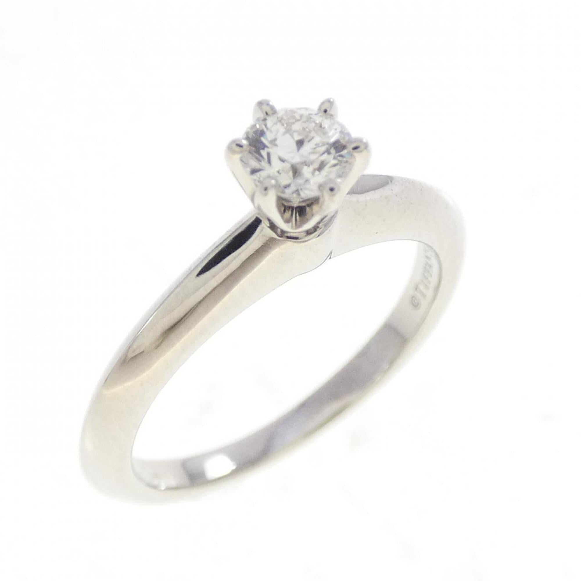 Tiffany Platinum Platinum 950 Band Ring (Pre-Owned)
