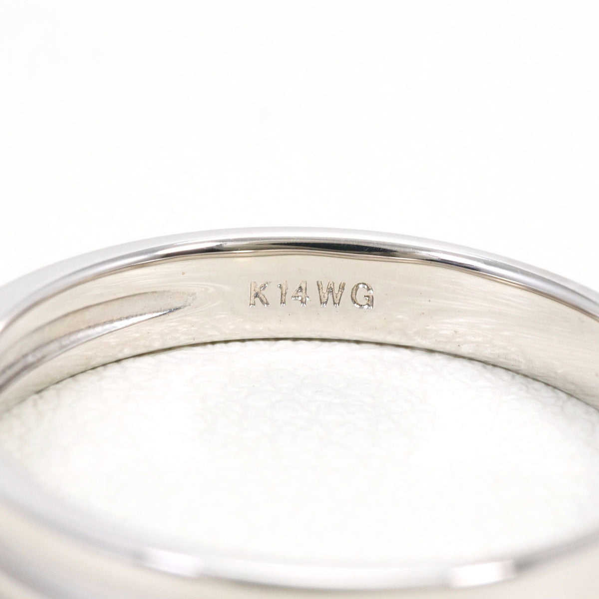 Unbranded White Gold White Gold (14K) Band Ring (Pre-Owned)