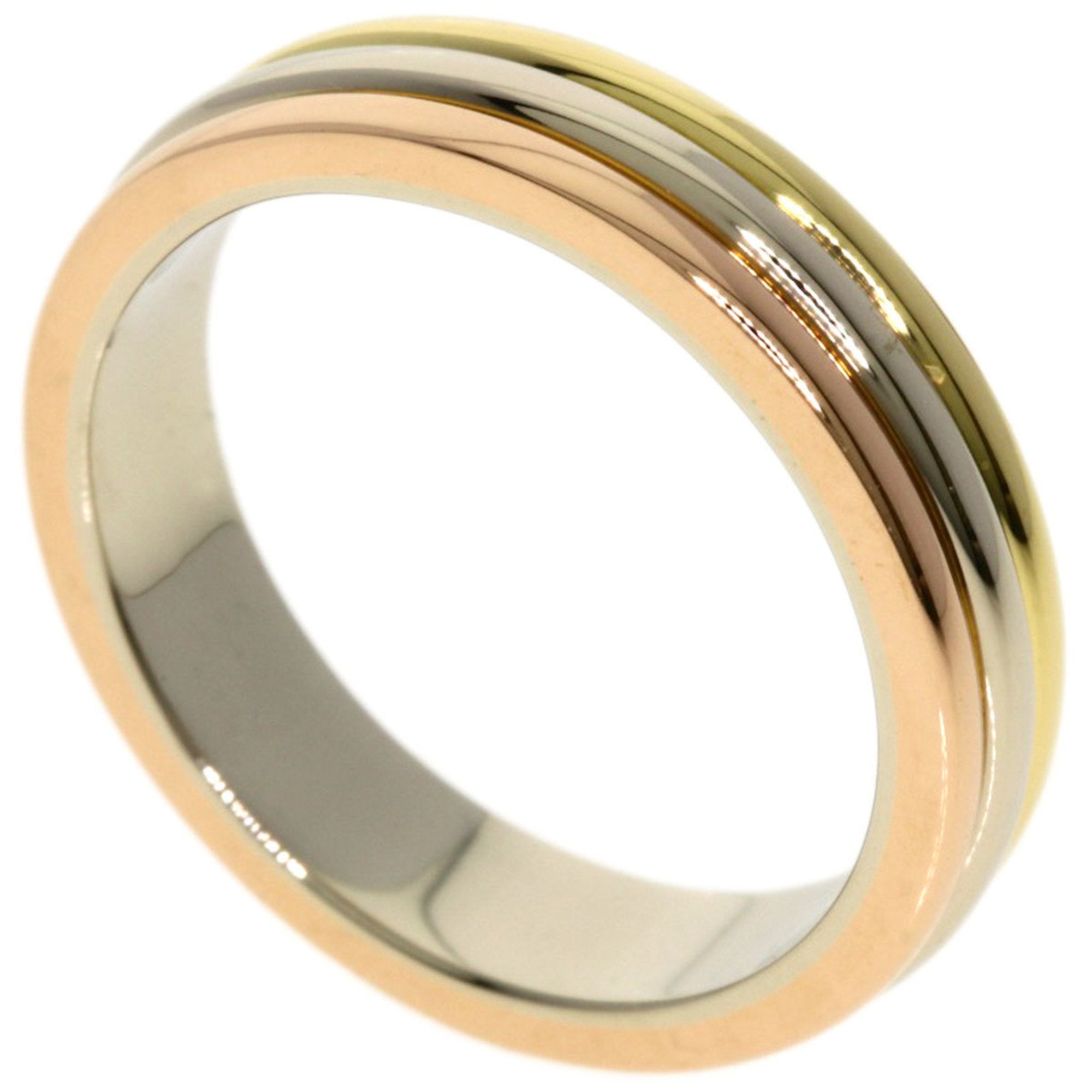 Cartier Gold Pink Yellow Band Ring (Pre-Owned)