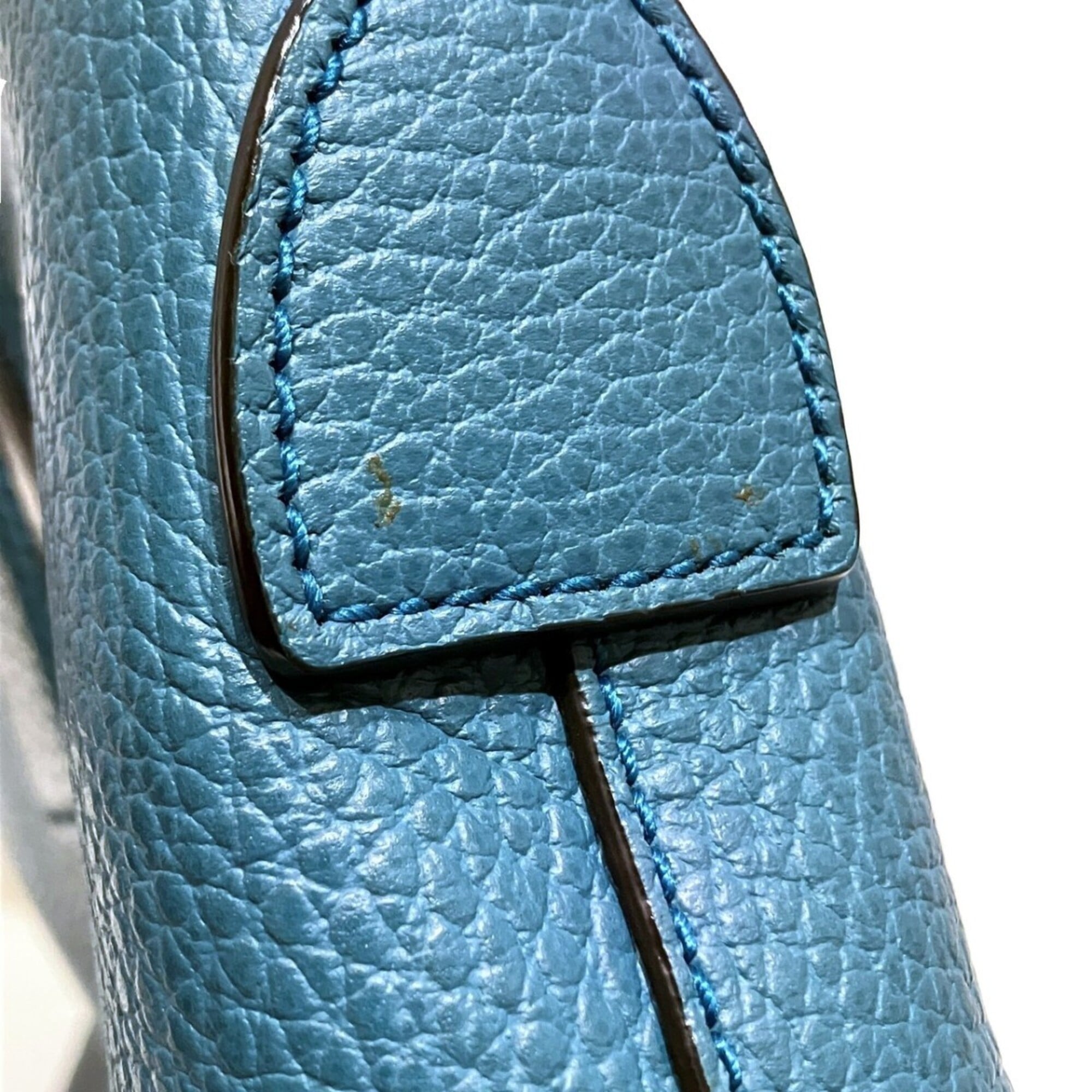 Gucci Blue Leather Handbag (Pre-Owned)