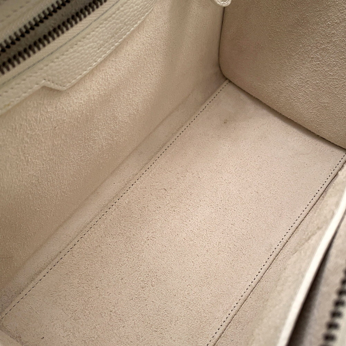 Celine White Leather Handbag (Pre-Owned)