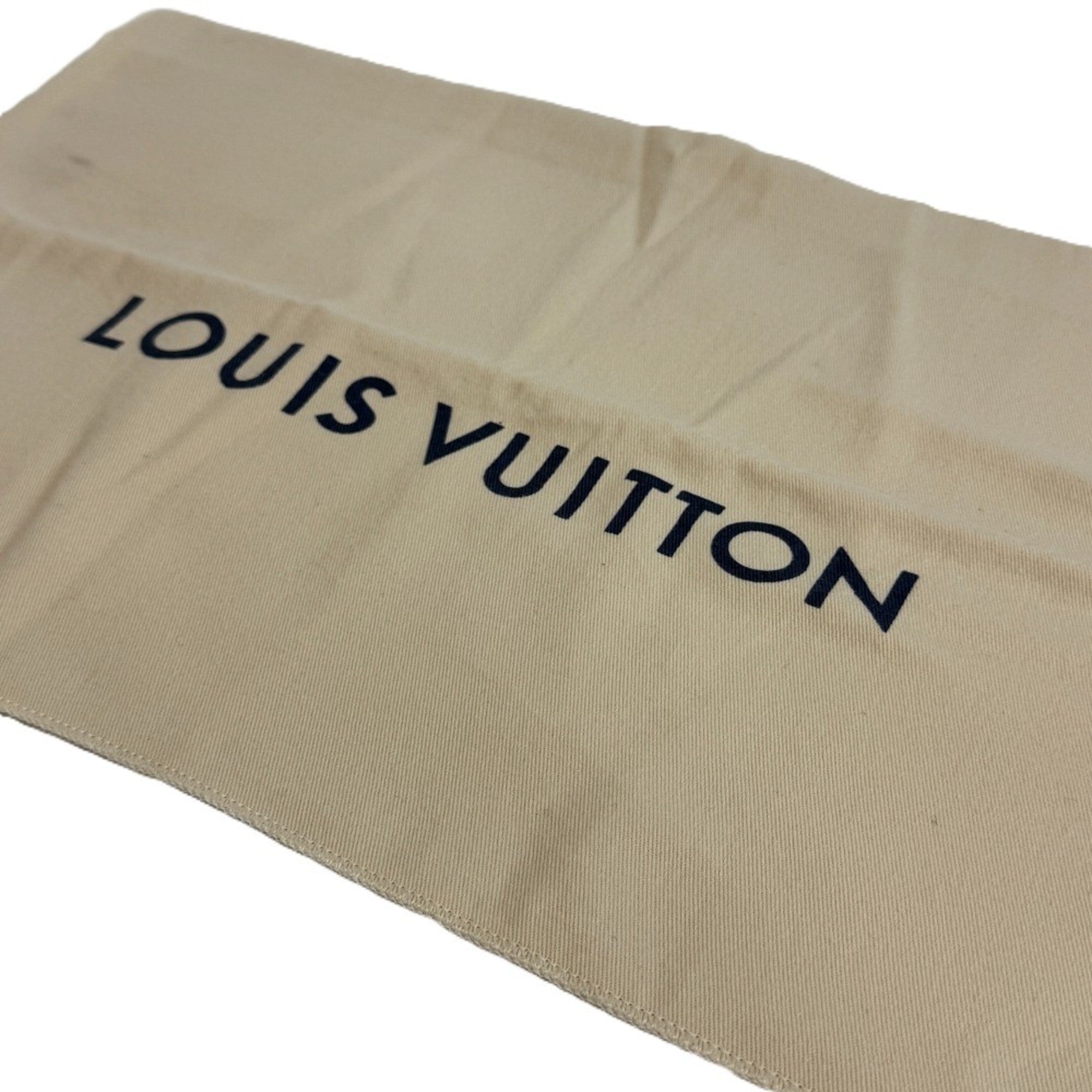 Louis Vuitton Black Leather Handbag Tote Bag (Pre-Owned)