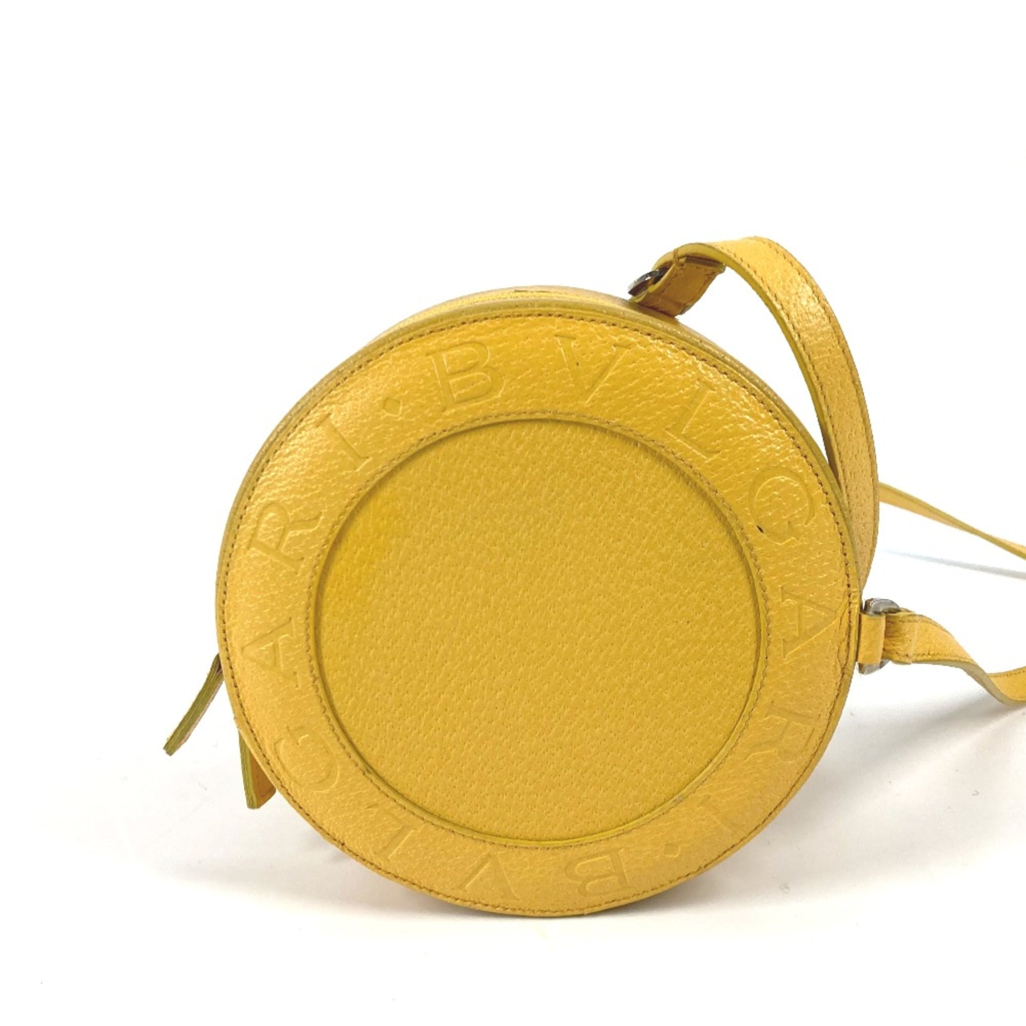 Bvlgari Yellow Leather Shoulder Bag (Pre-Owned)