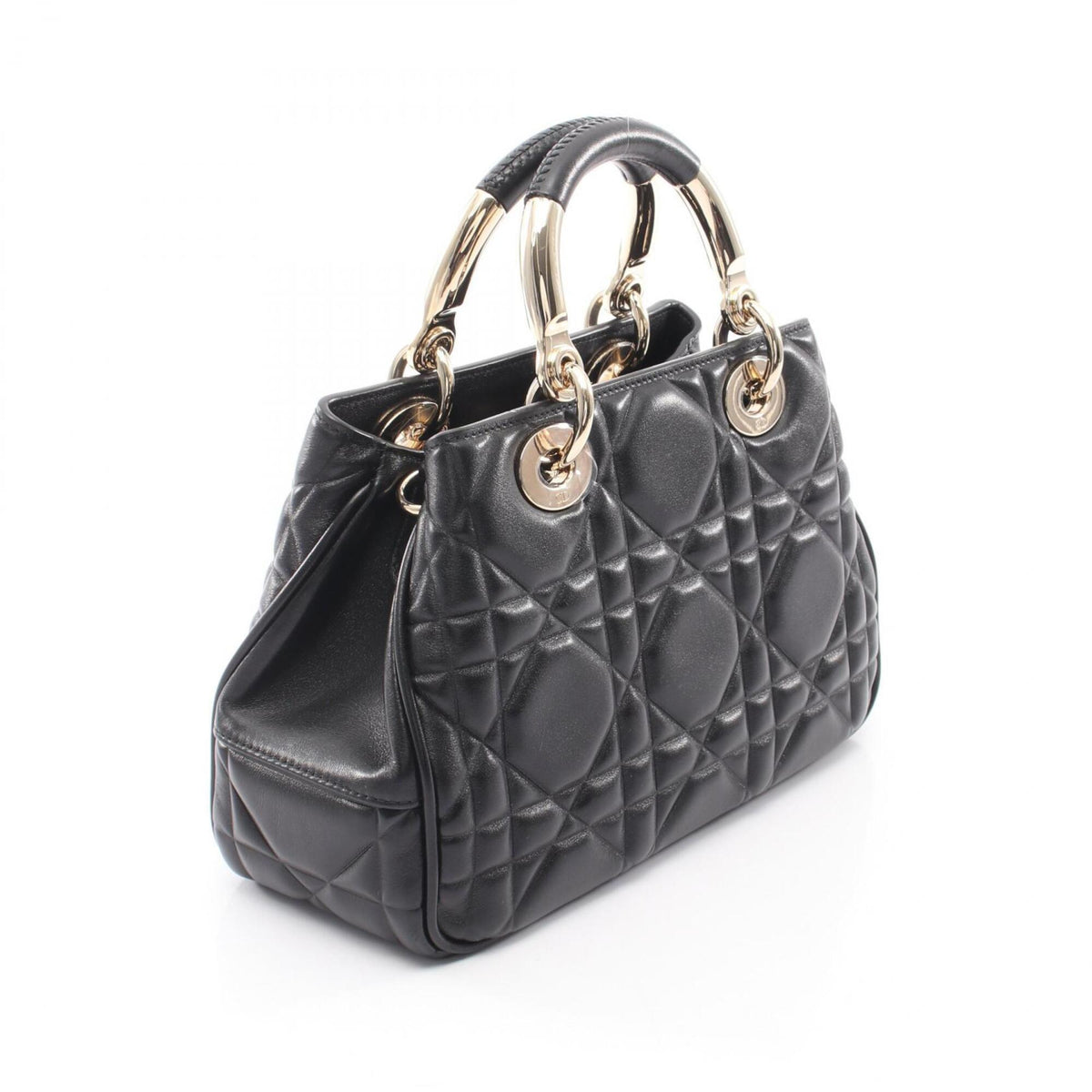 Christian Dior Black Leather Handbag (Pre-Owned)