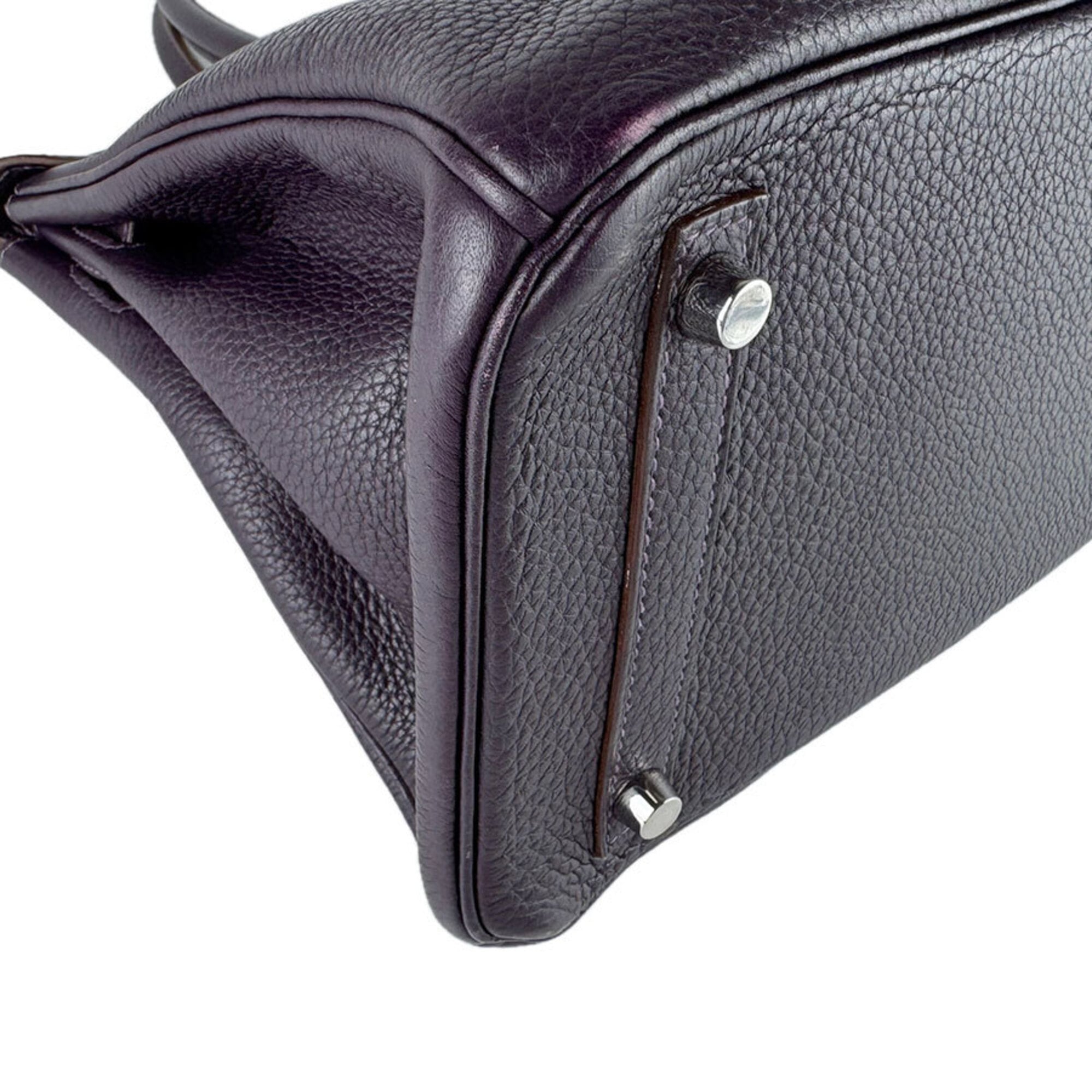 Hermes Cassis Taurillon Clemence Leather Handbag (Pre-Owned)