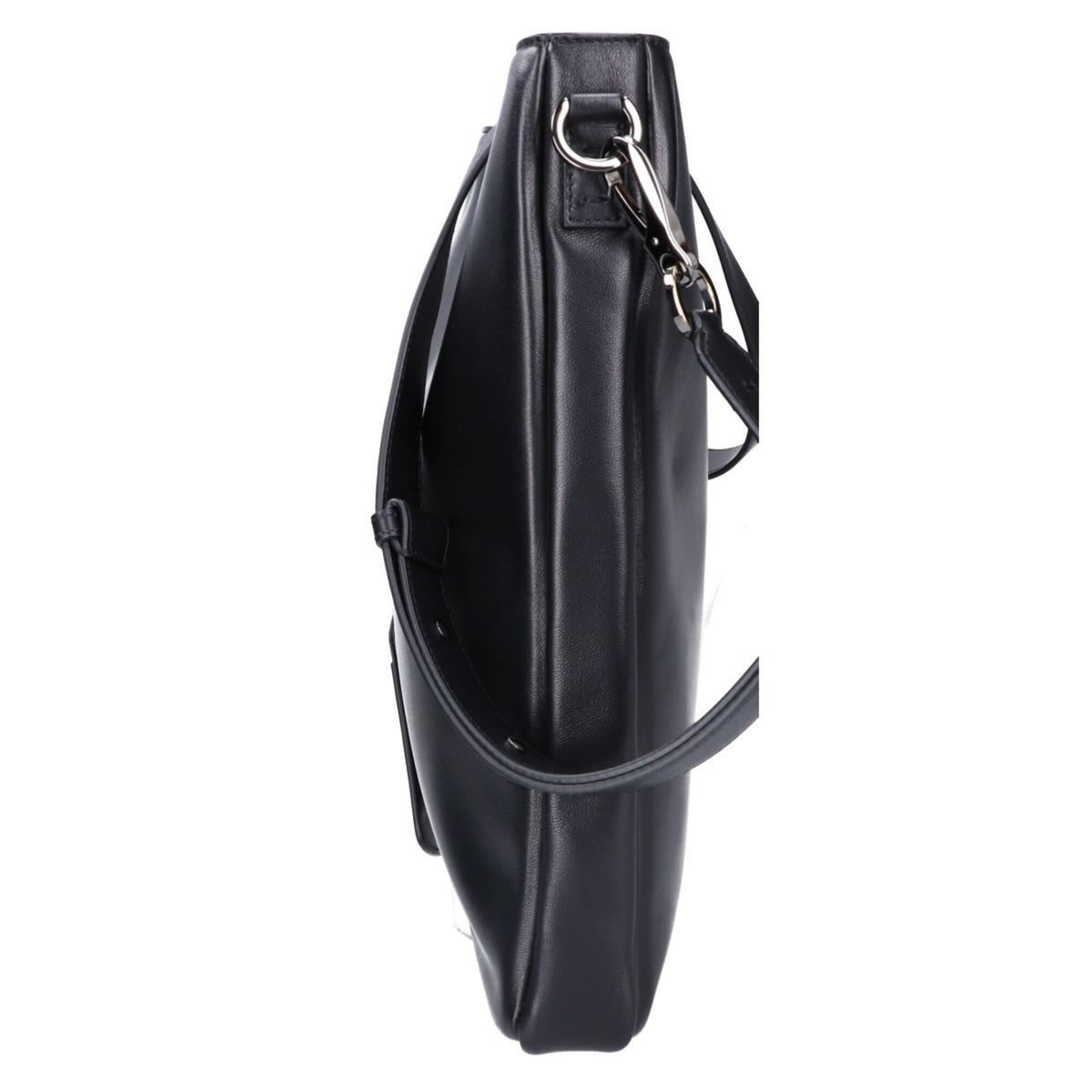 Valentino Black Leather Shoulder Bag (Pre-Owned)