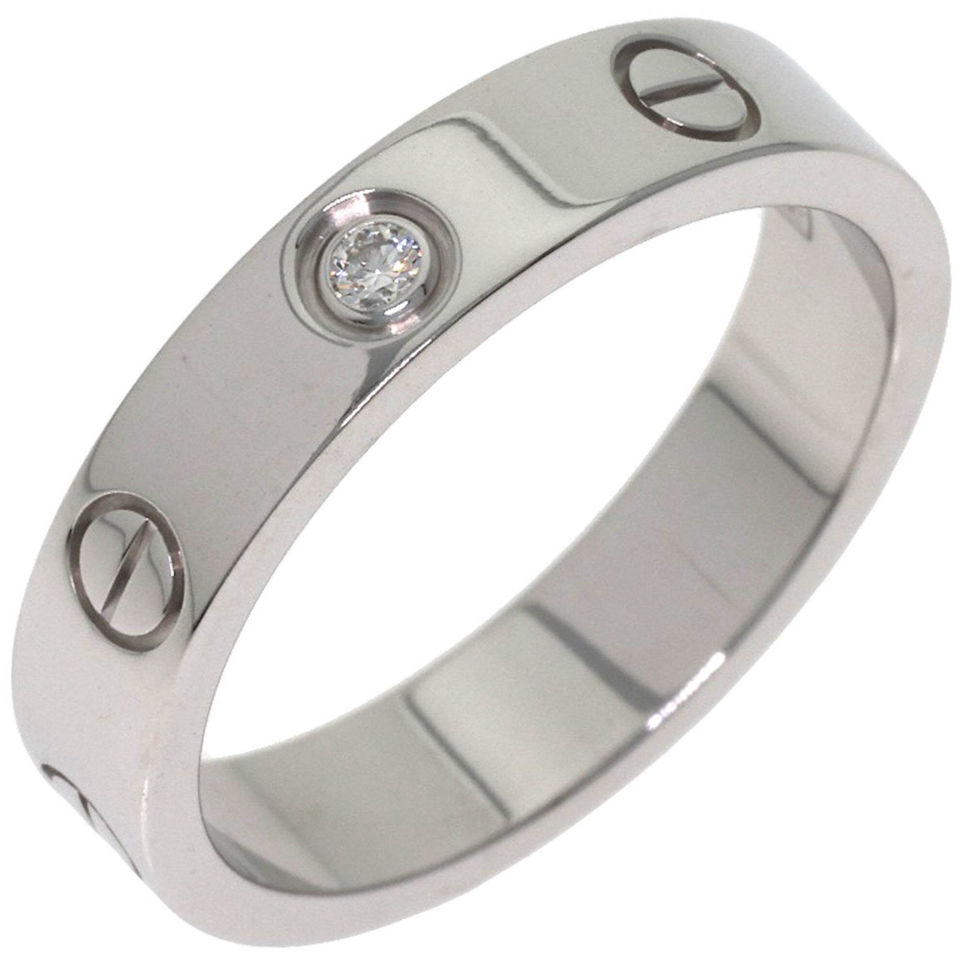 Cartier Silver White Gold (18K) Band Ring (Pre-Owned)