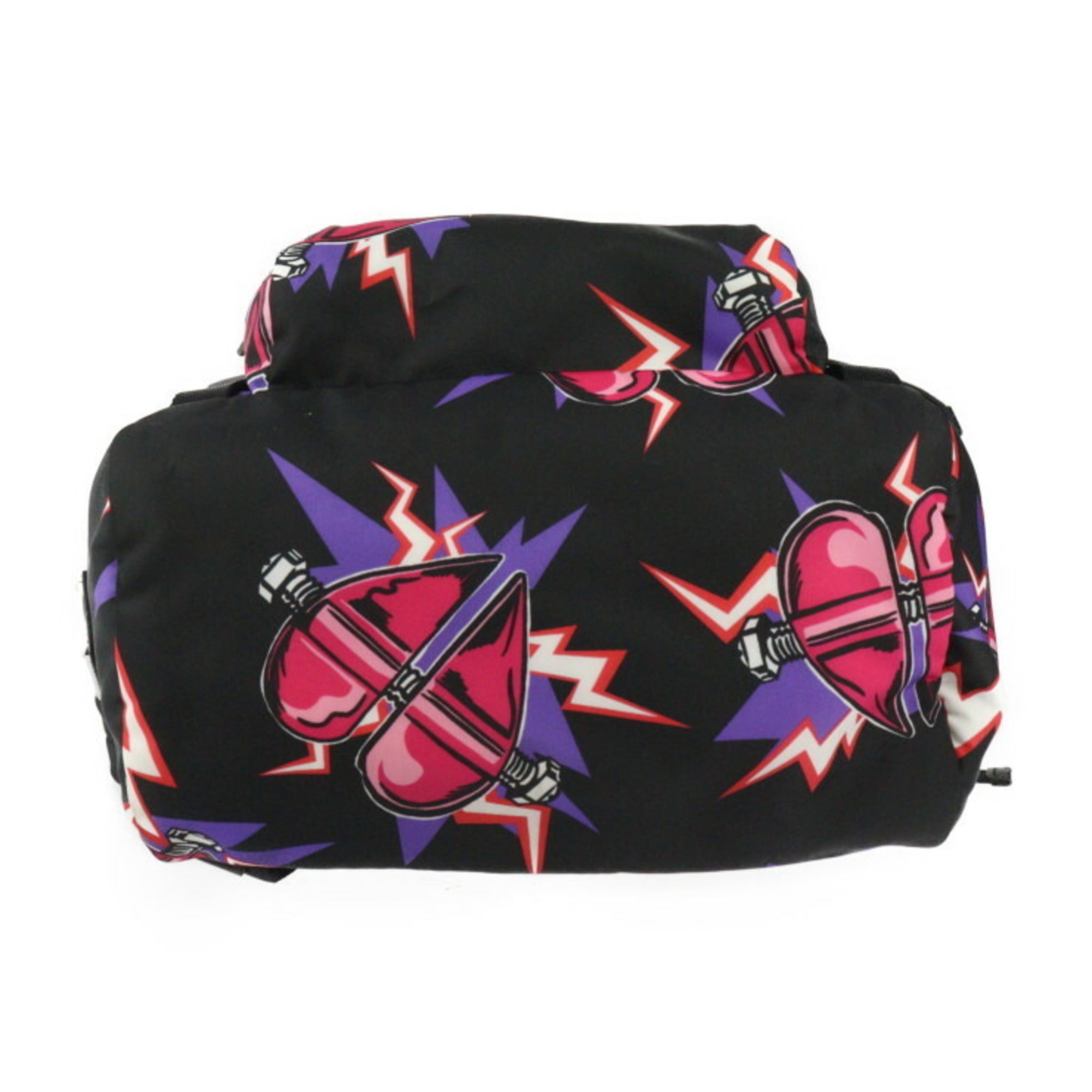 Prada Black Pink Nylon Backpack (Pre-Owned)