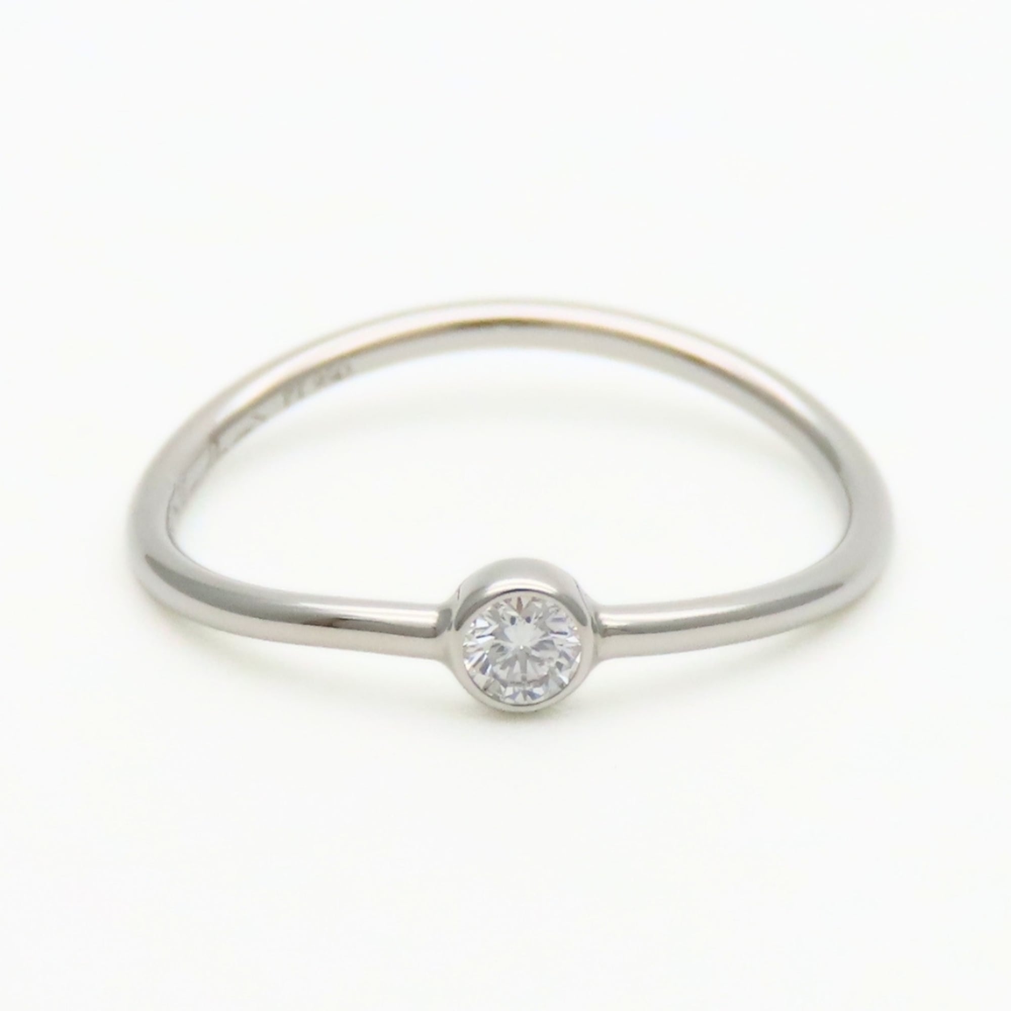 Tiffany Platinum Platinum 950 Band Ring (Pre-Owned)